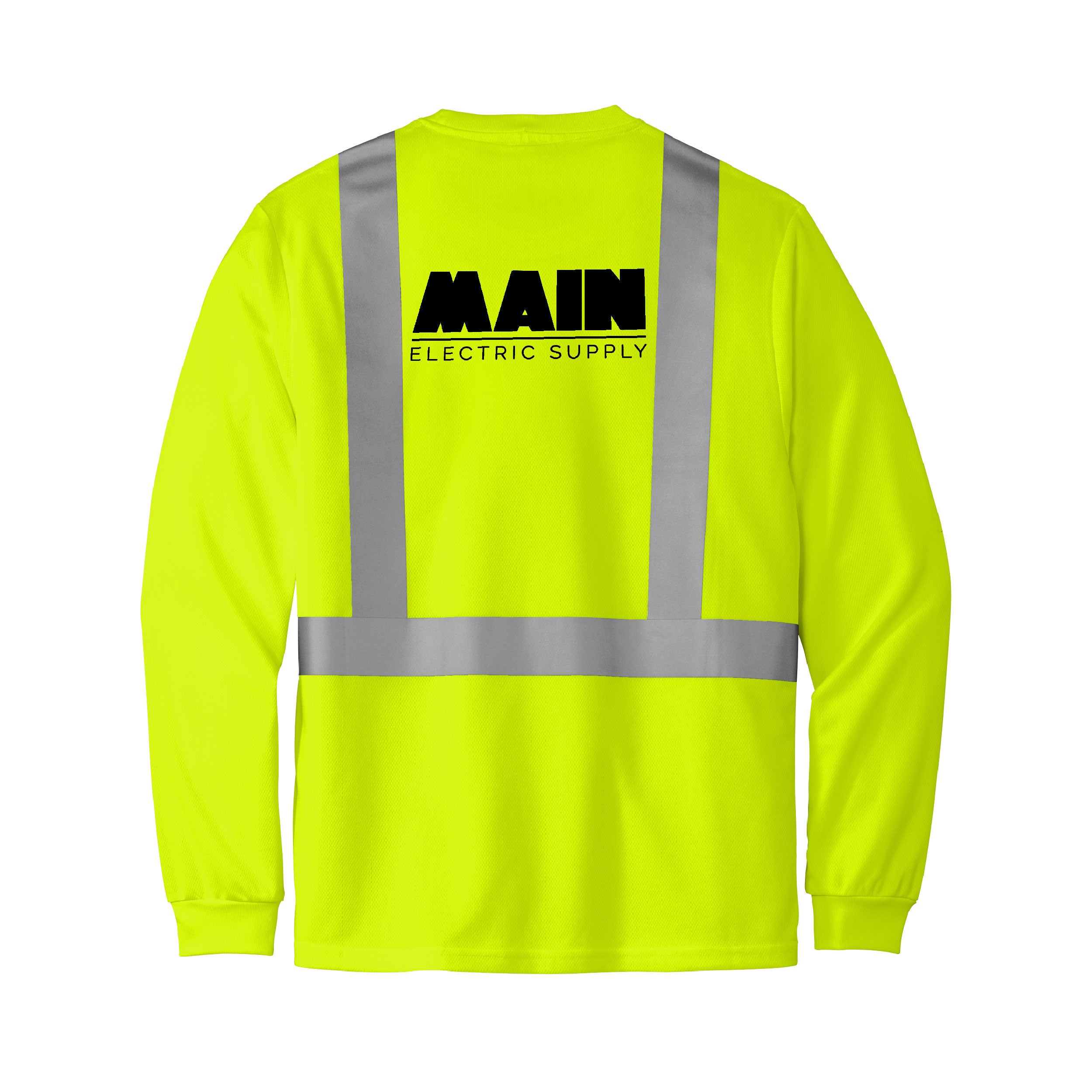 CornerStone® ANSI 107 Class 2 Mesh Long Sleeve Tee x Main Electric Supply Co.