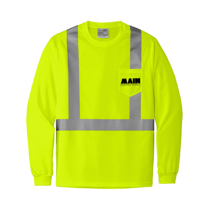 CornerStone® ANSI 107 Class 2 Mesh Long Sleeve Tee x Main Electric Supply Co.