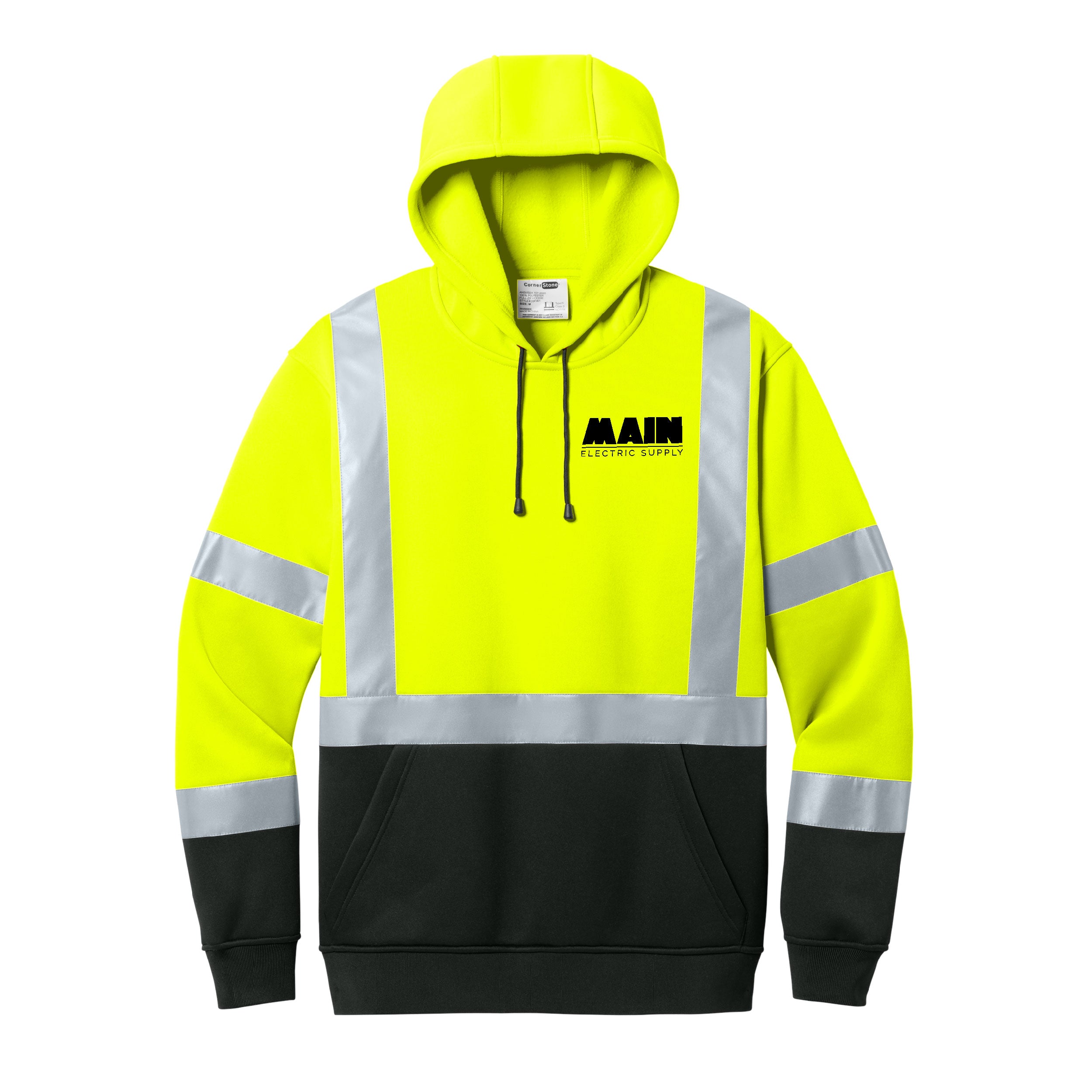 CornerStone® ANSI 107 Class 3 Heavy-Duty Fleece Pullover Hoodie x Main Electric Supply Co.