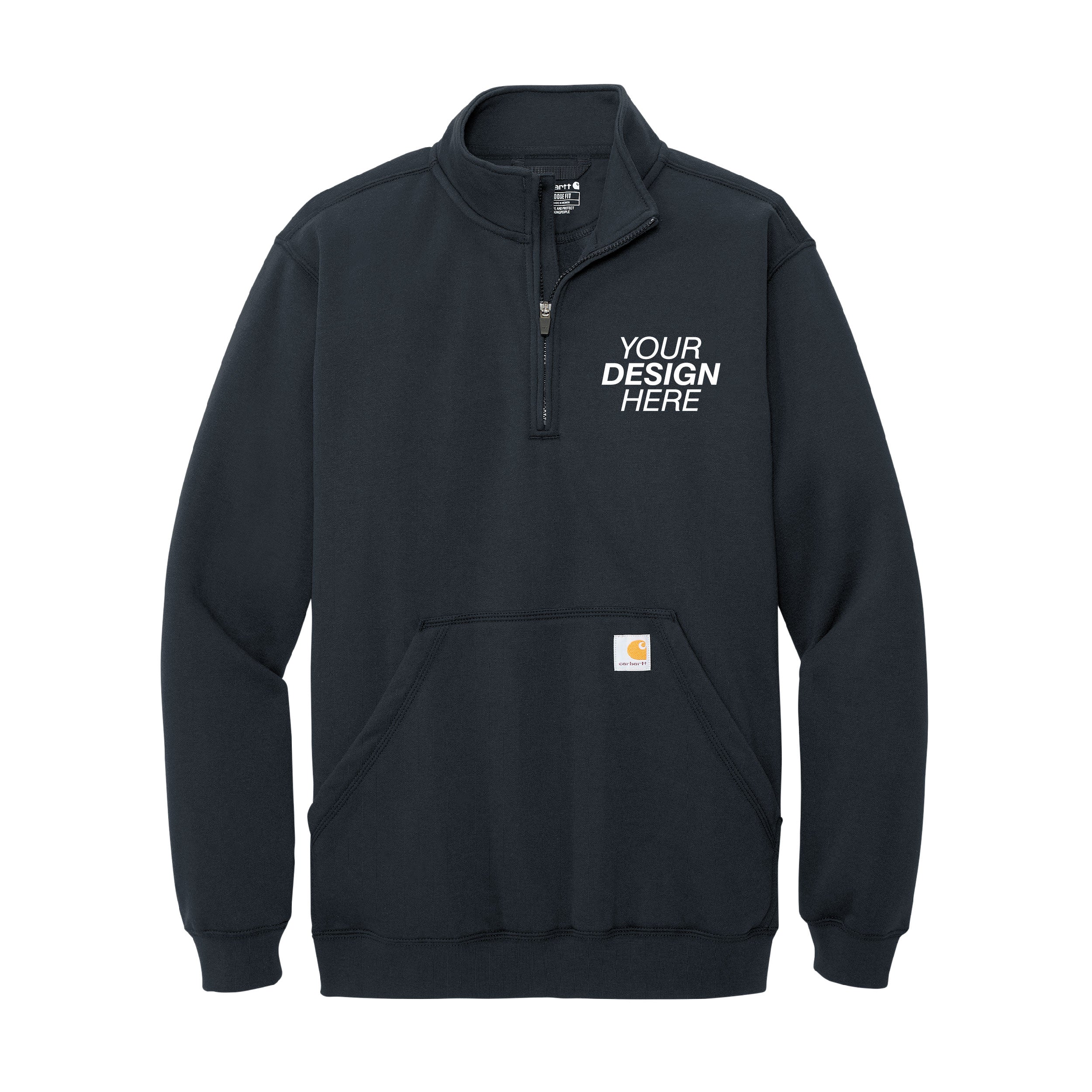 Carhartt® Midweight 1/4-Zip Mock Neck Sweatshirt