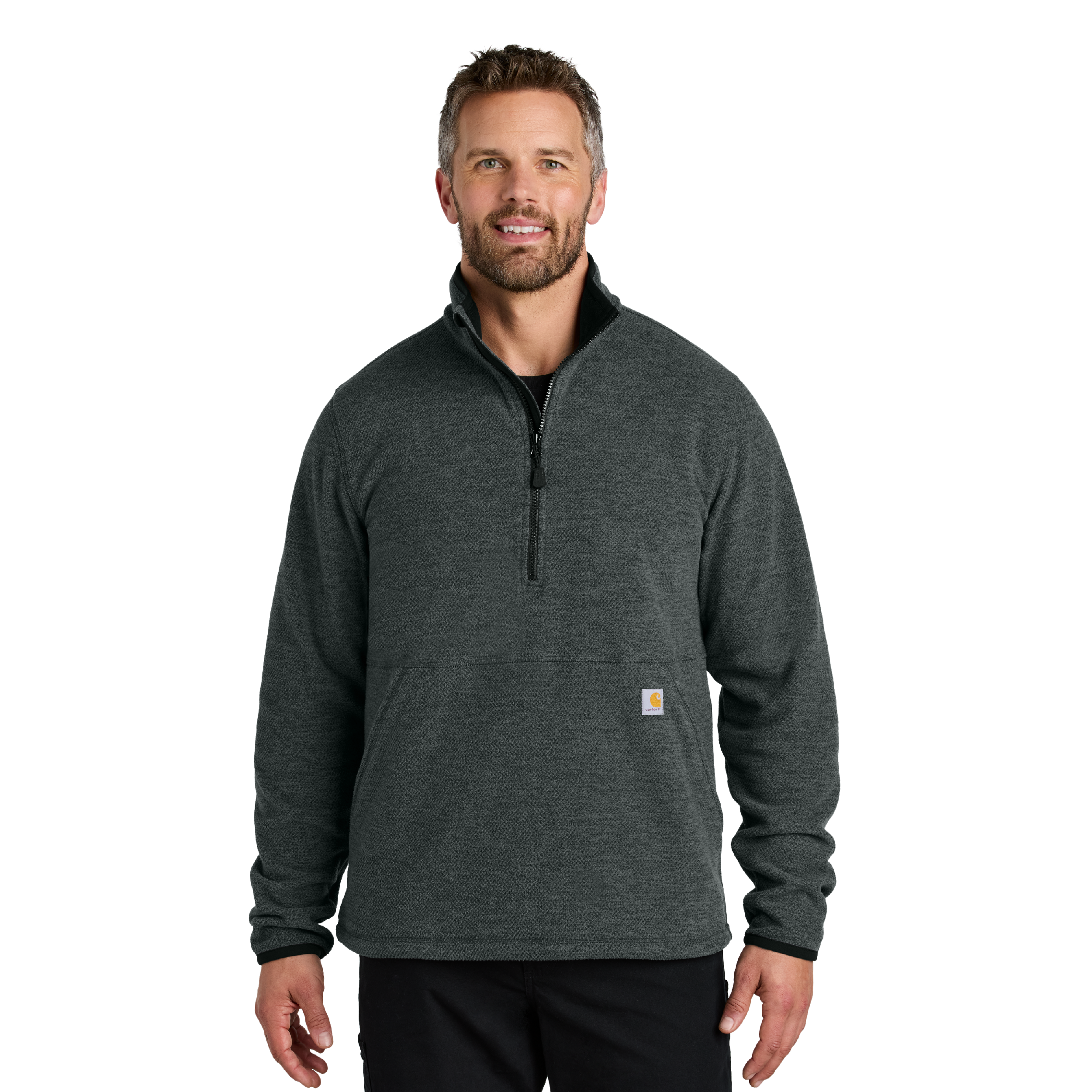 Carhartt® Textured 1/2-Zip Fleece Jacket