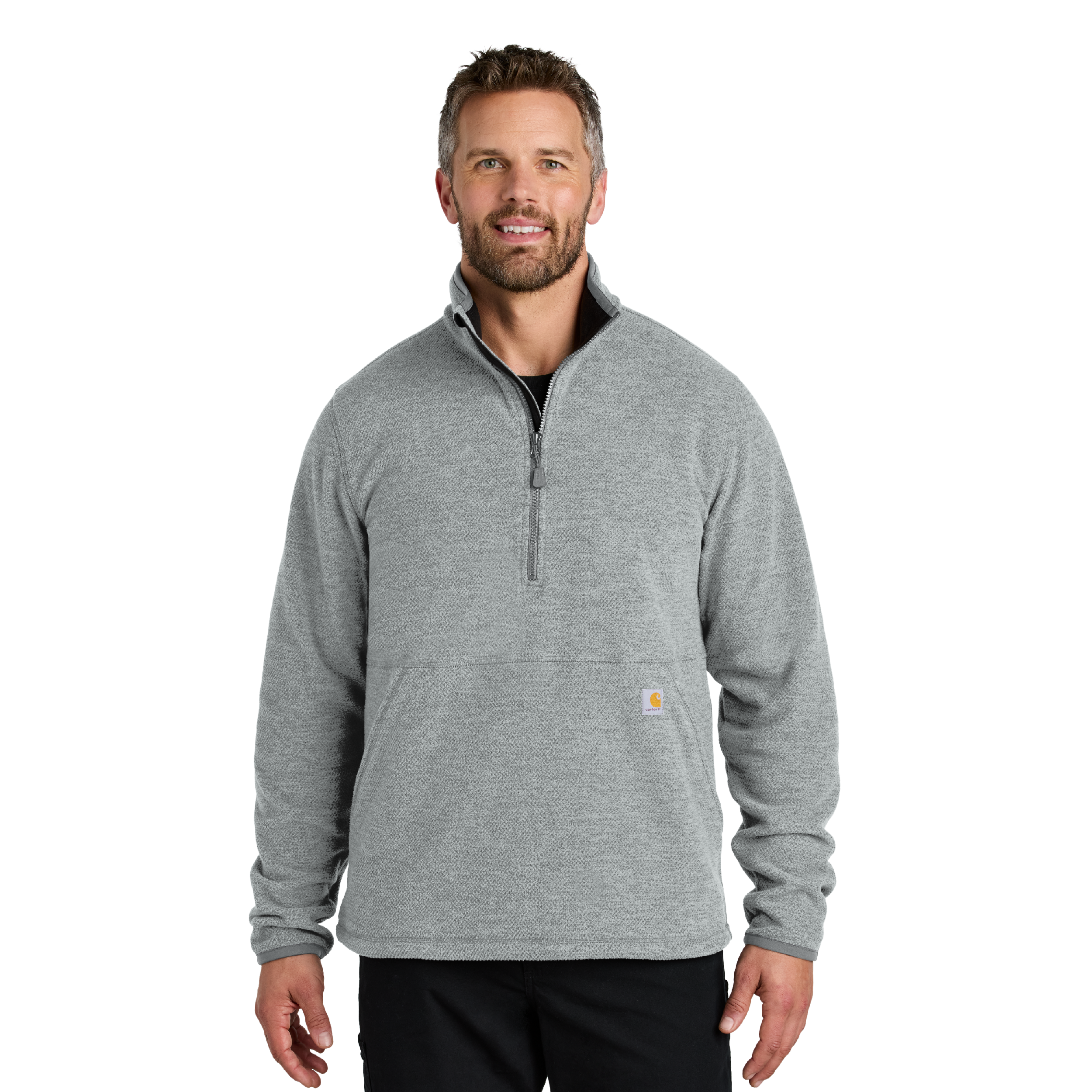 Carhartt® Textured 1/2-Zip Fleece Jacket