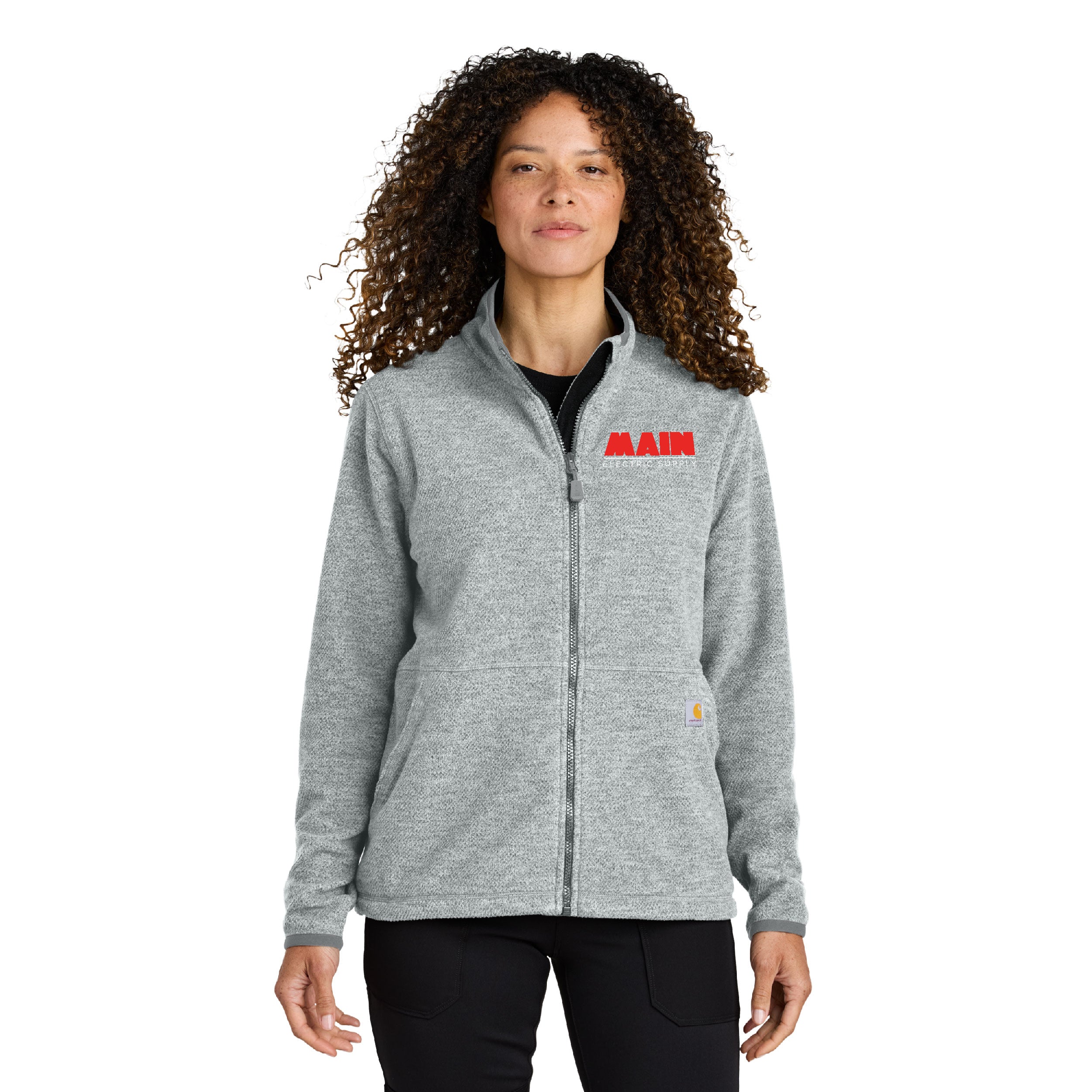 Carhartt® Women’s Textured Full-Zip Fleece Jacket x Main Electric Supply Co.