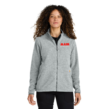 Carhartt® Women’s Textured Full-Zip Fleece Jacket x Main Electric Supply Co.