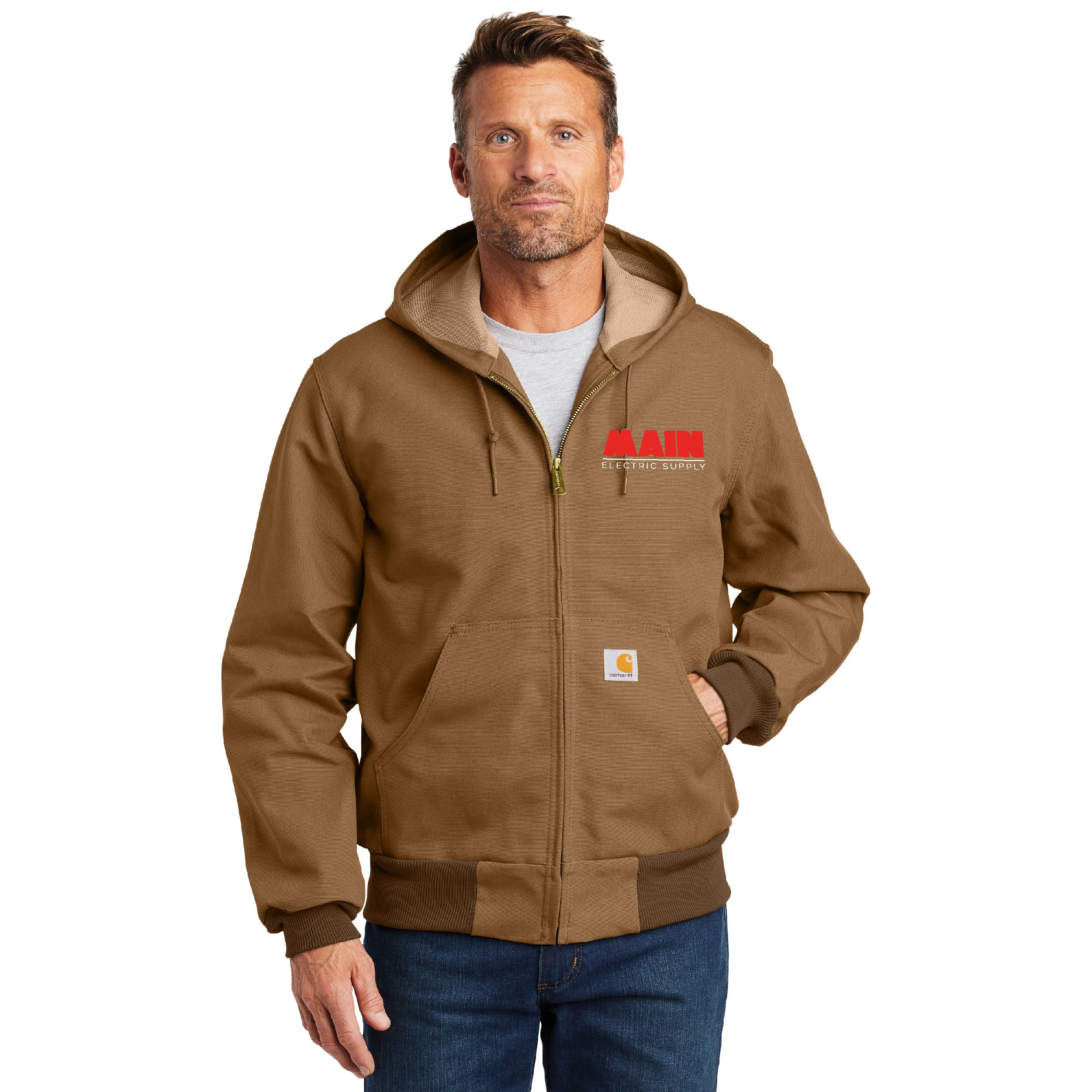 Carhartt® Thermal-Lined Duck Active Jacket x Main Electric Supply Co.