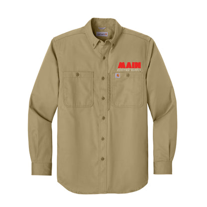 Carhartt® Rugged Professional™ Series Long Sleeve Shirt x Main Electric Supply Co.