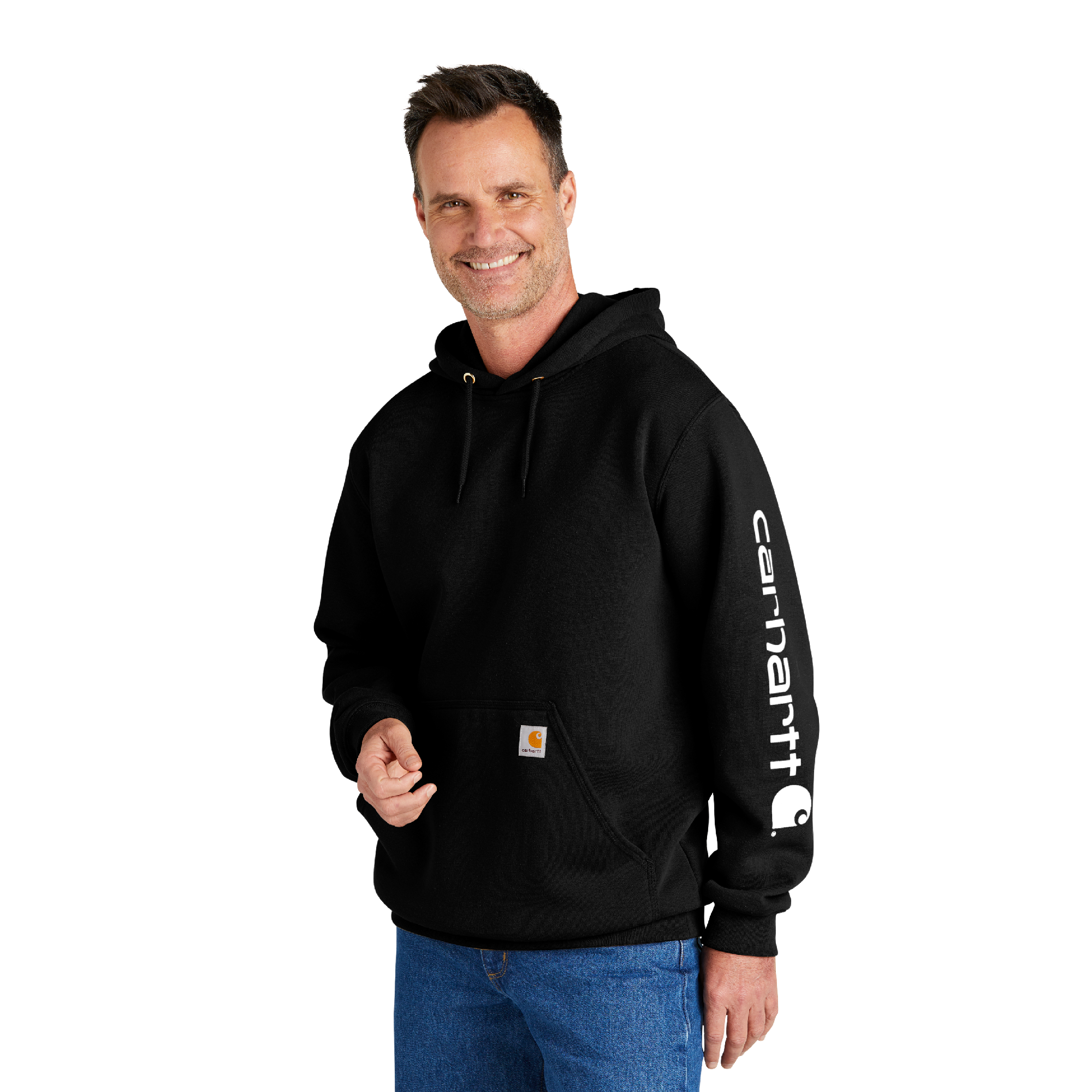 Carhartt® Midweight Hooded Logo Sweatshirt