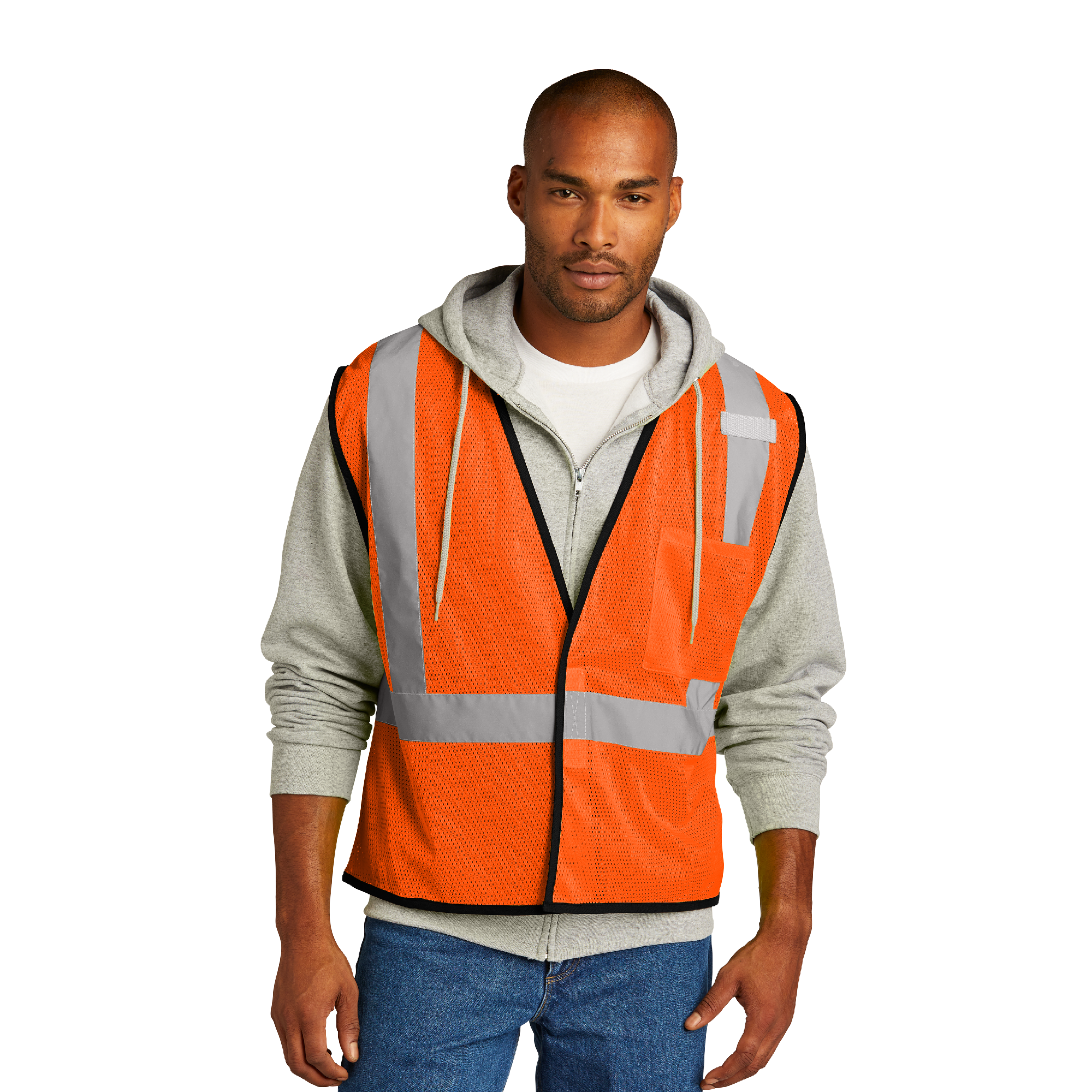 CornerStone® ANSI 107 Class 2 Economy Mesh One-Pocket Vest