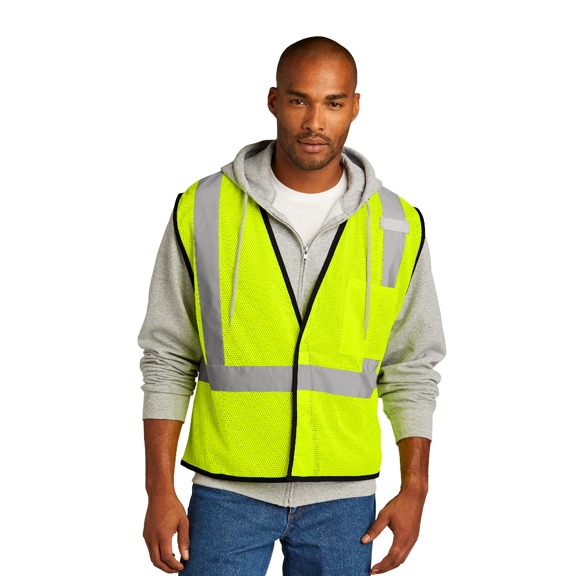 CornerStone® ANSI 107 Class 2 Economy Mesh One-Pocket Vest