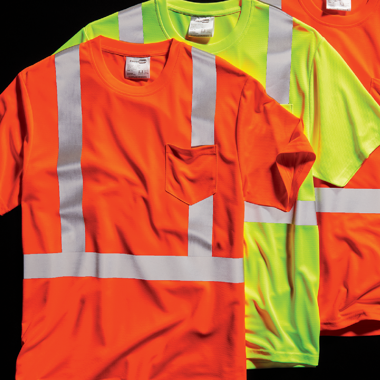 CornerStone® ANSI 107 Class 2 Mesh Tee