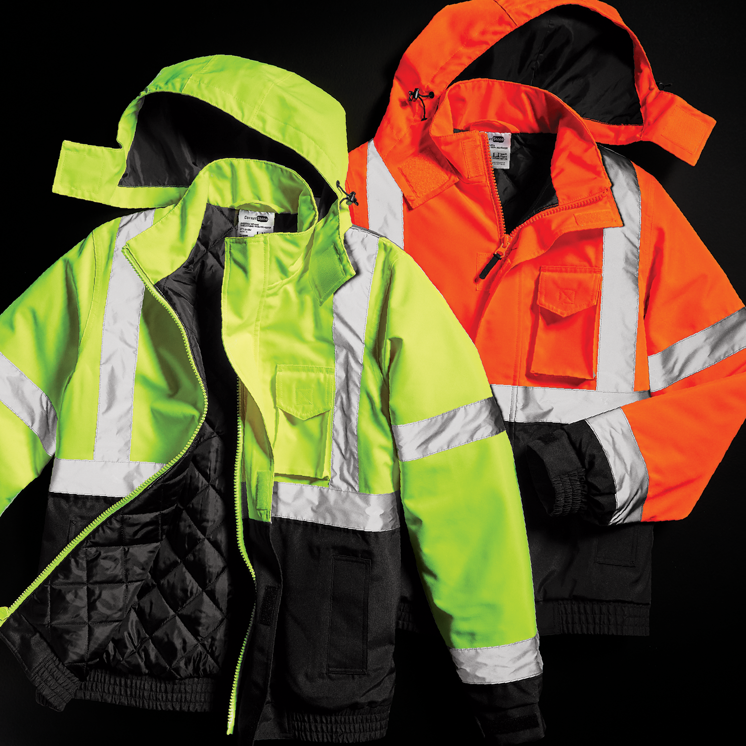 CornerStone® ANSI 107 Class 3 Economy Waterproof Insulated Bomber Jacket