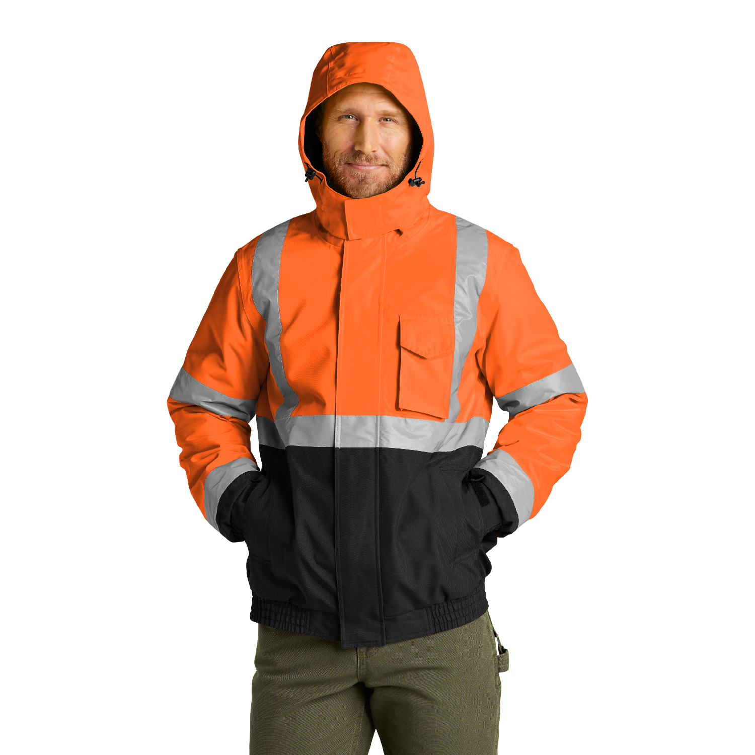 CornerStone® ANSI 107 Class 3 Economy Waterproof Insulated Bomber Jacket