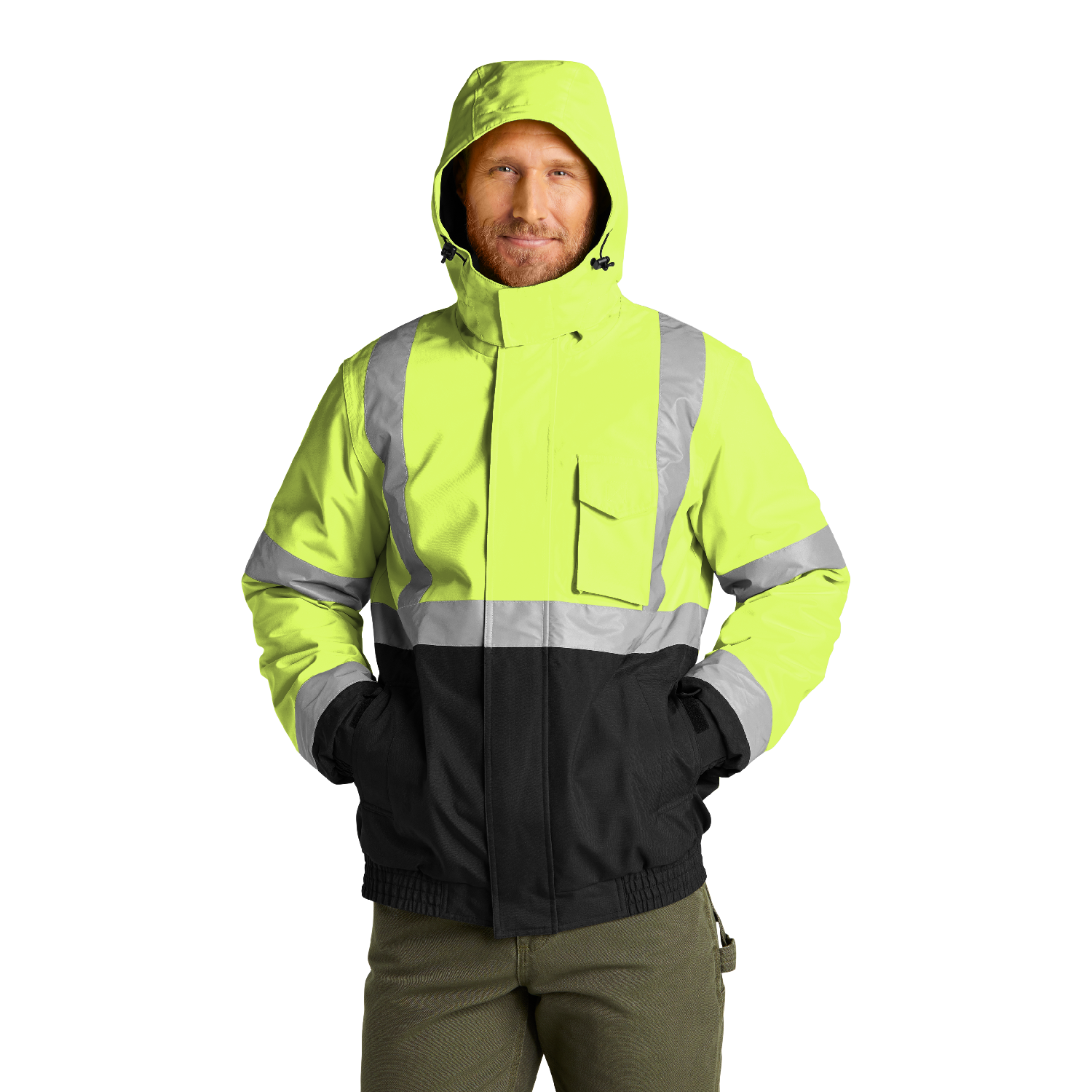 CornerStone® ANSI 107 Class 3 Economy Waterproof Insulated Bomber Jacket