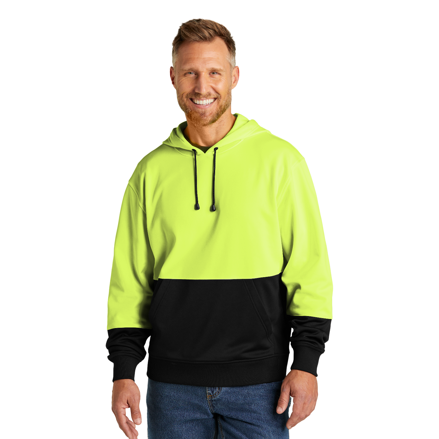 CornerStone® Enhanced Visibility Fleece Pullover Hoodie