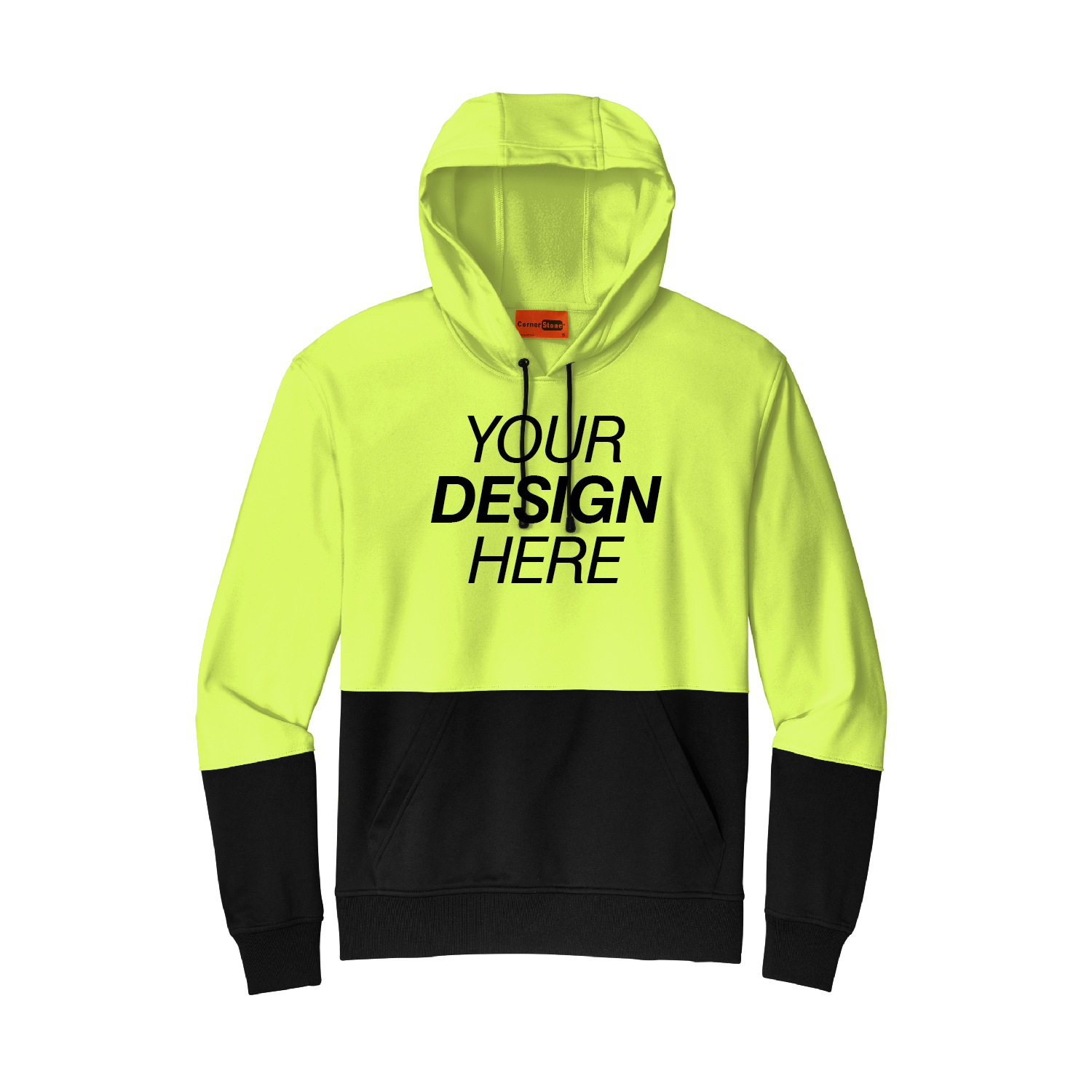 CornerStone® Enhanced Visibility Fleece Pullover Hoodie