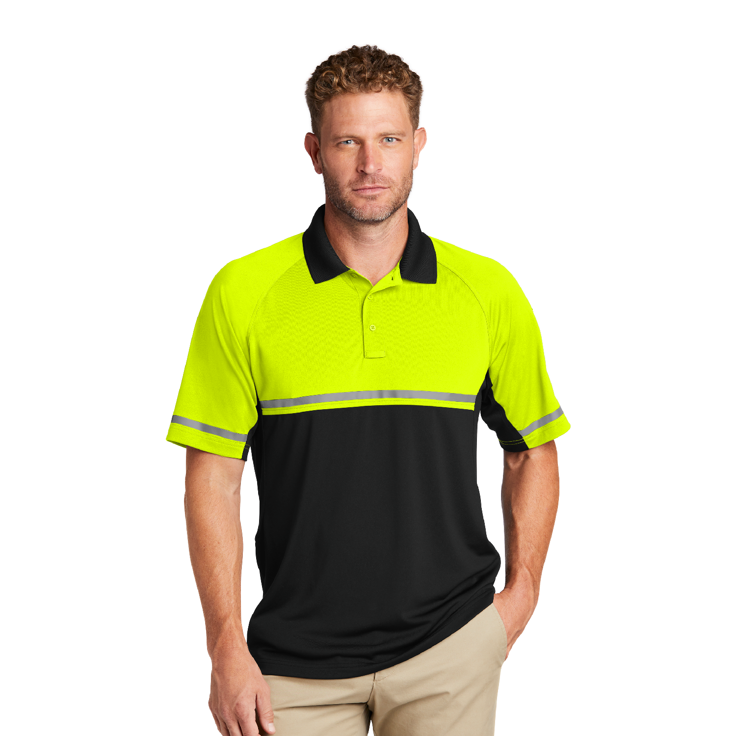 CornerStone® Select Lightweight Snag-Proof Enhanced Visibility Polo