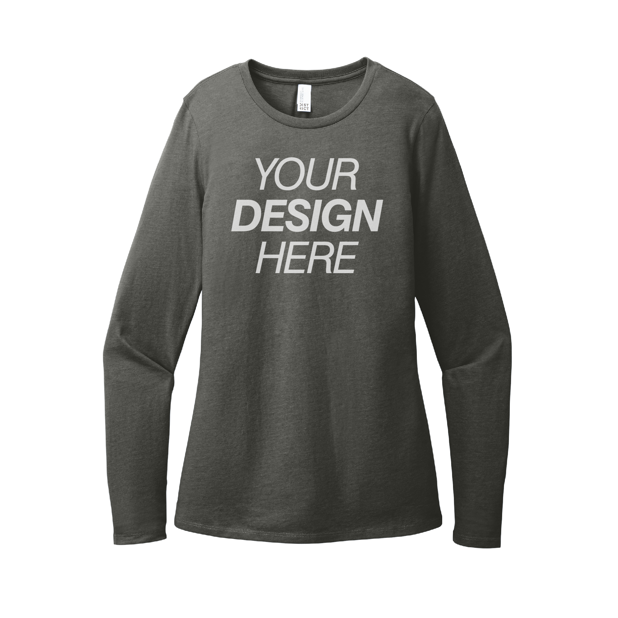 District® Women’s Perfect Blend® CVC Long Sleeve Tee