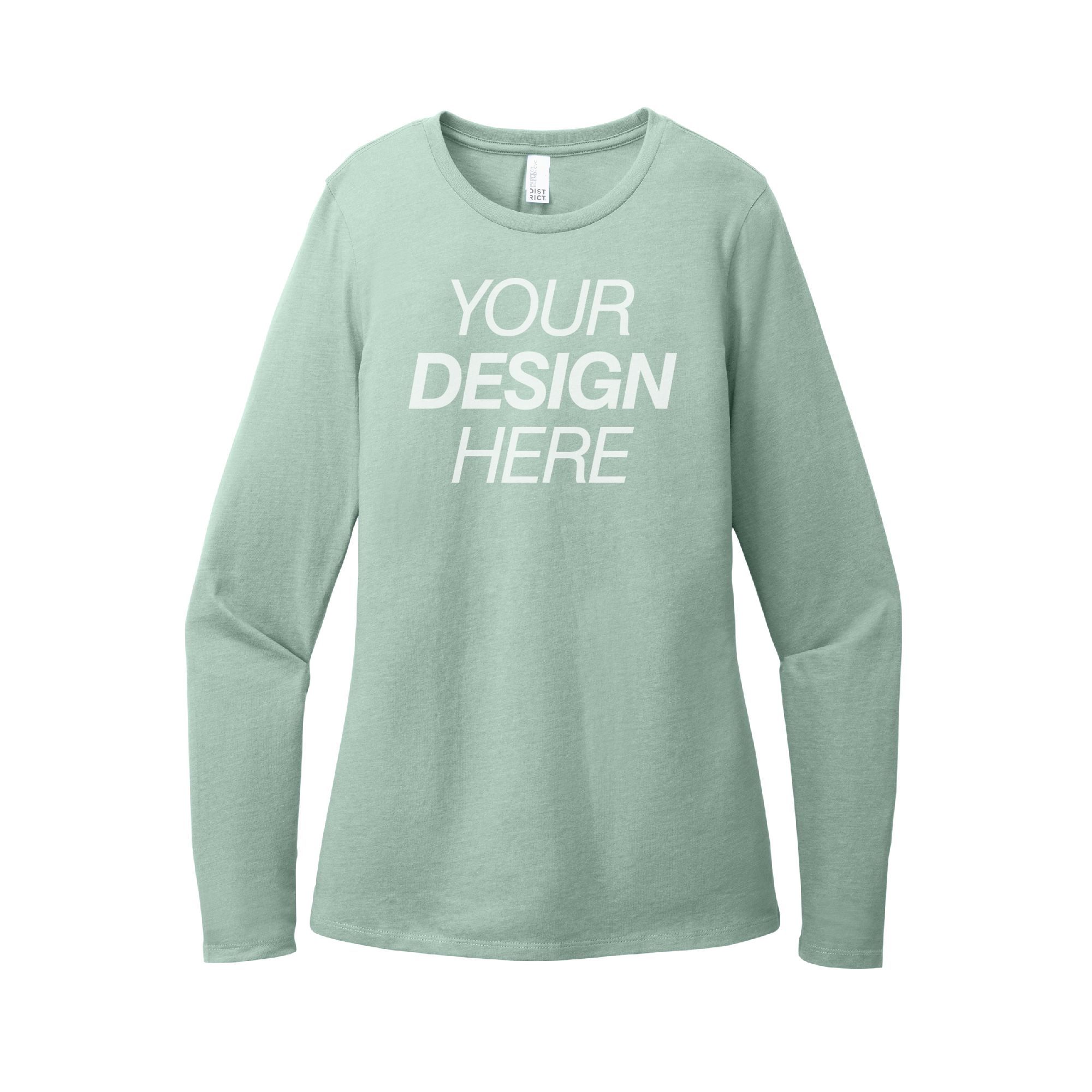 District® Women’s Perfect Blend® CVC Long Sleeve Tee