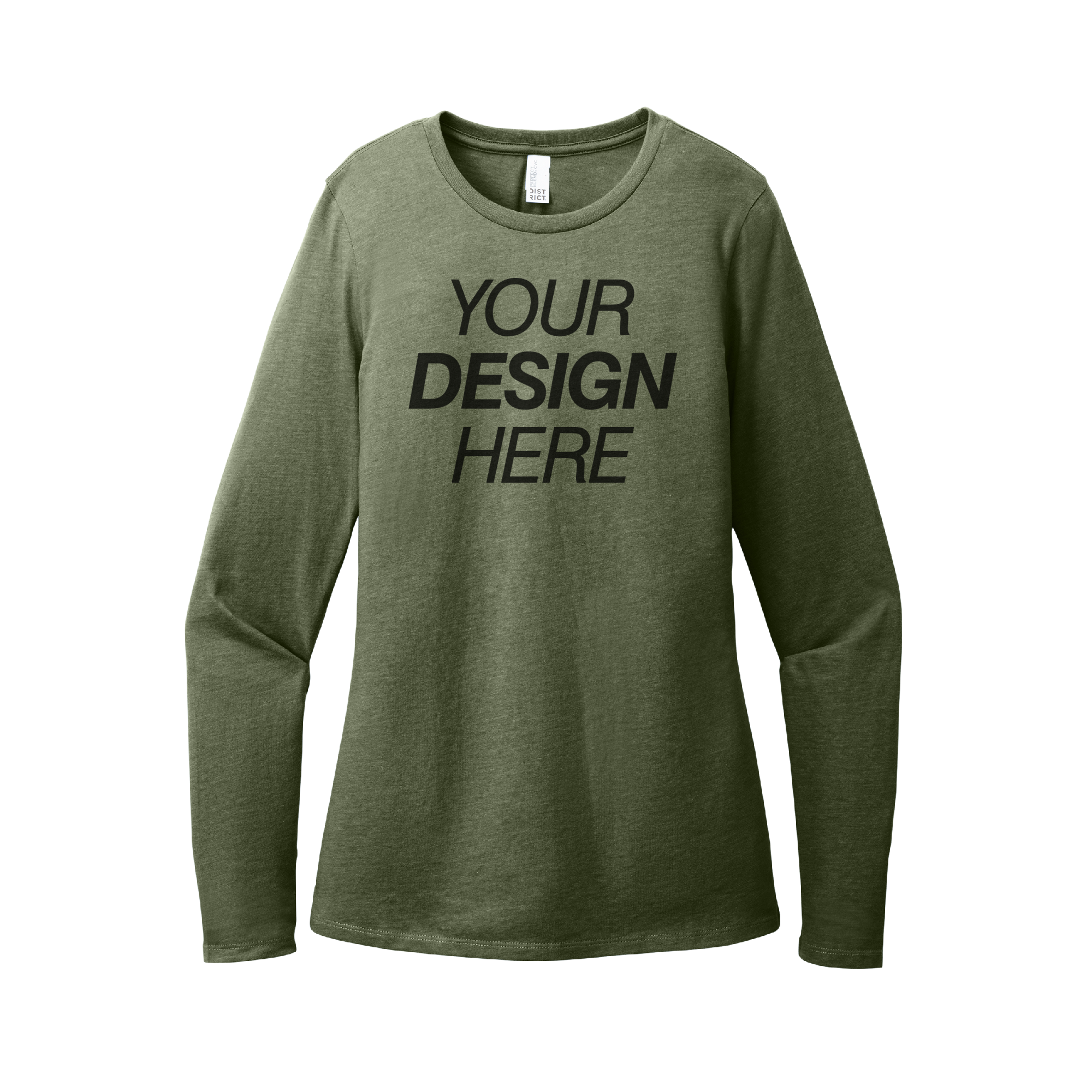 District® Women’s Perfect Blend® CVC Long Sleeve Tee