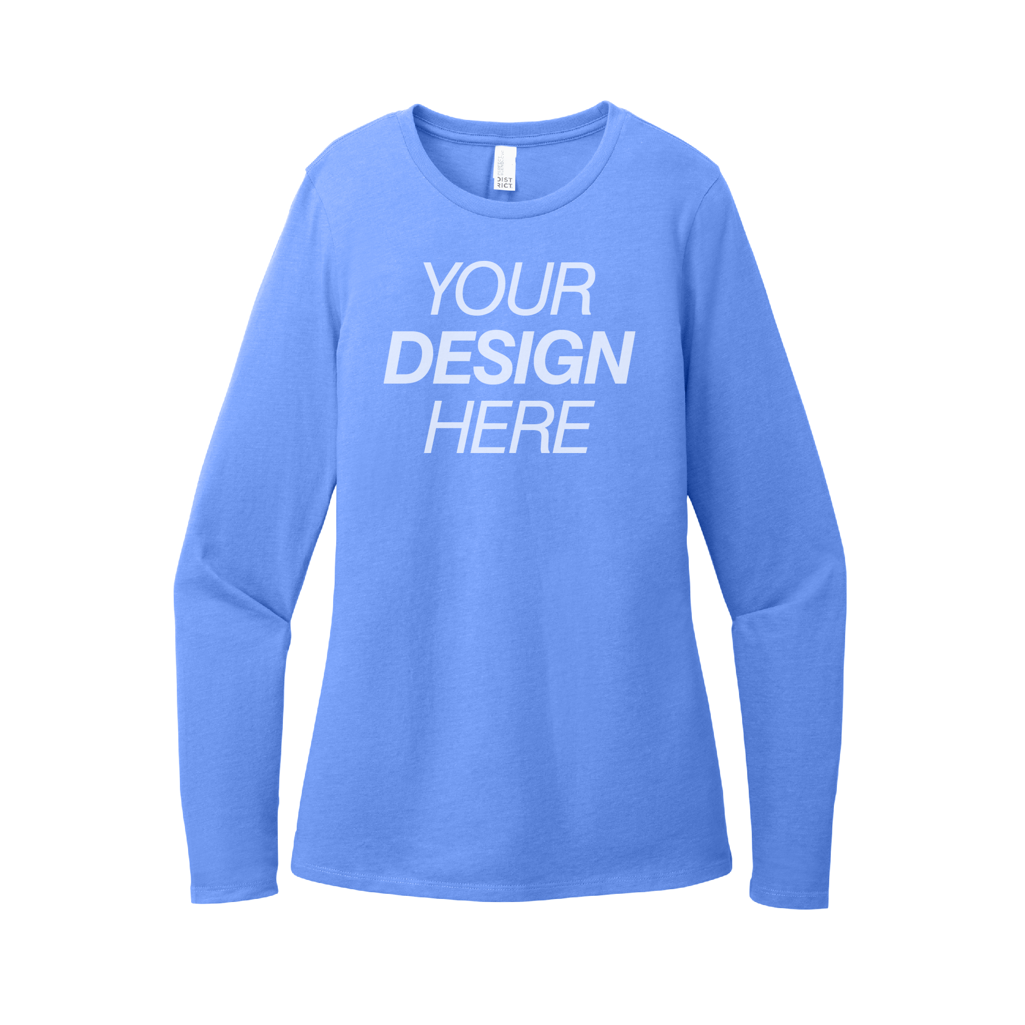 District® Women’s Perfect Blend® CVC Long Sleeve Tee