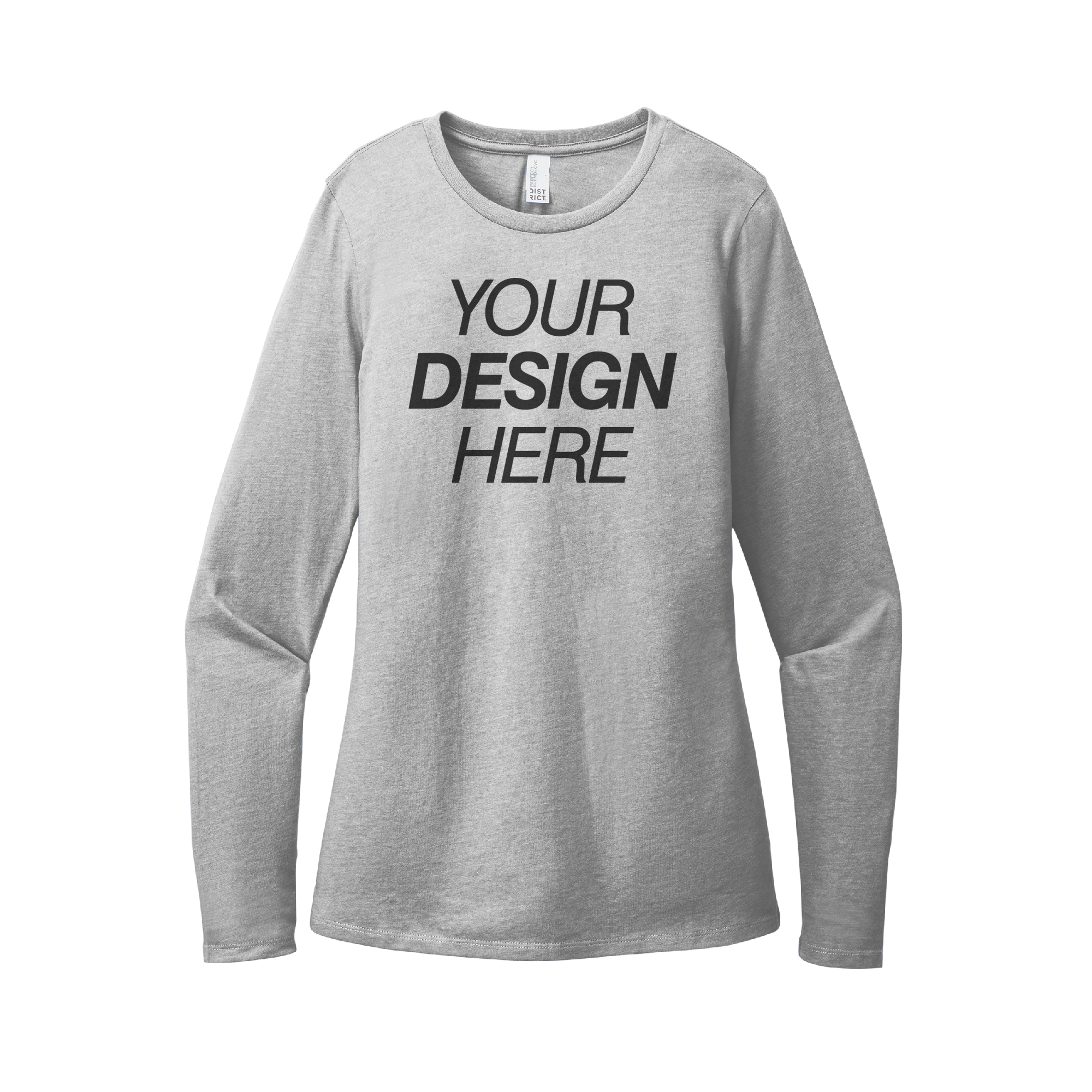 District® Women’s Perfect Blend® CVC Long Sleeve Tee