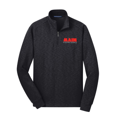 Port Authority® Slub Fleece 1/4-Zip Pullover x Main Electric Supply Co.