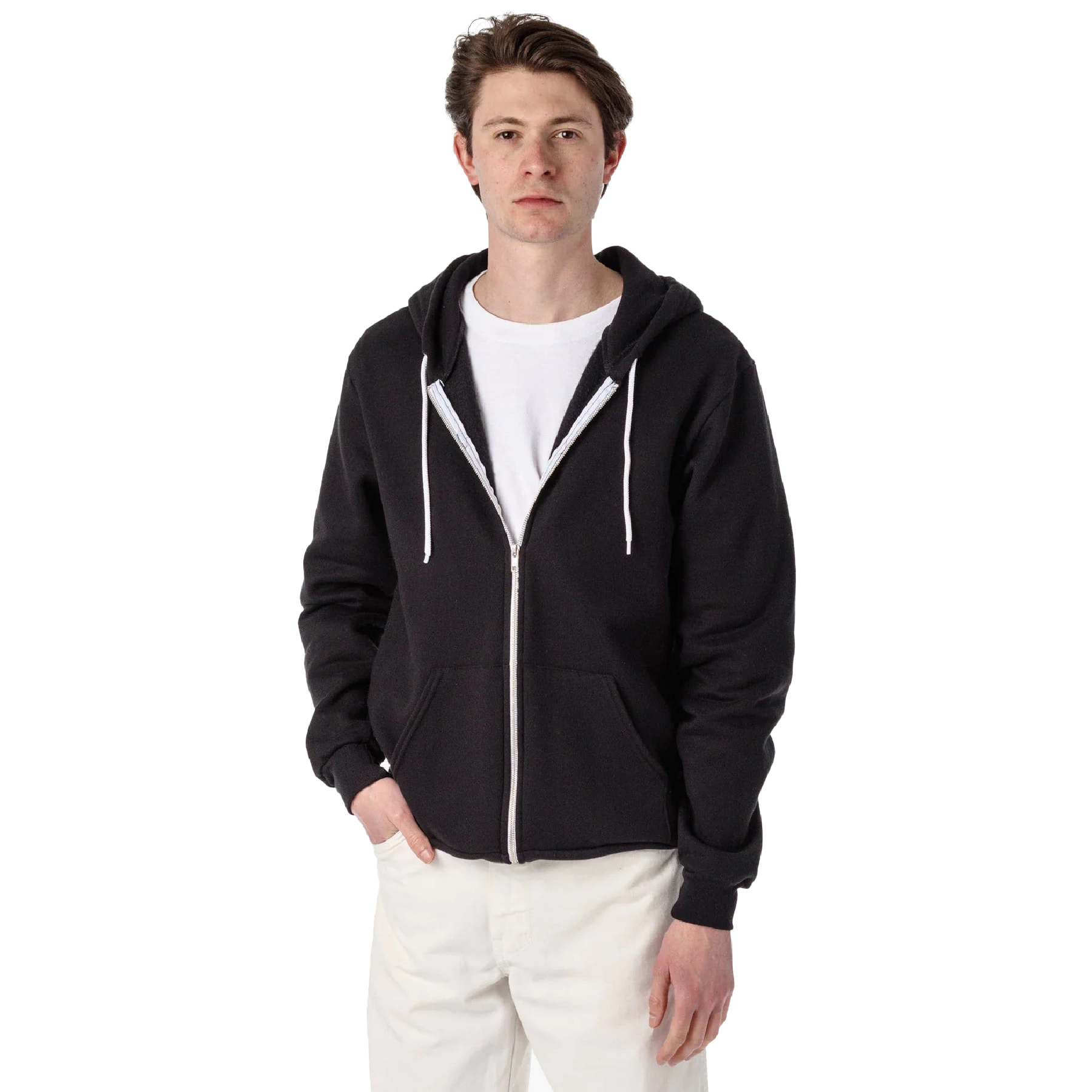 Los Angeles Apparel Flex Fleece Zip-Up Hoodie