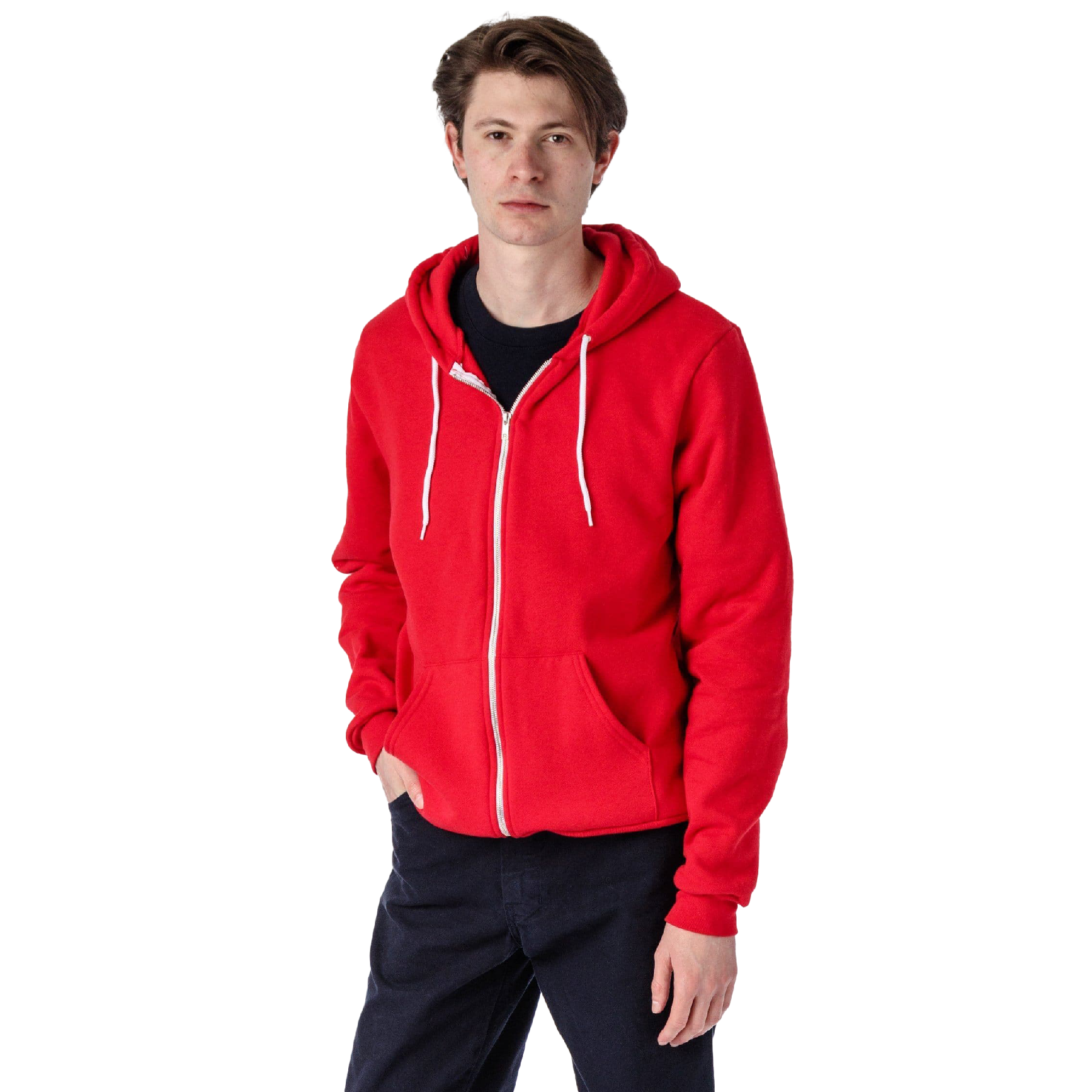 Los Angeles Apparel Flex Fleece Zip-Up Hoodie