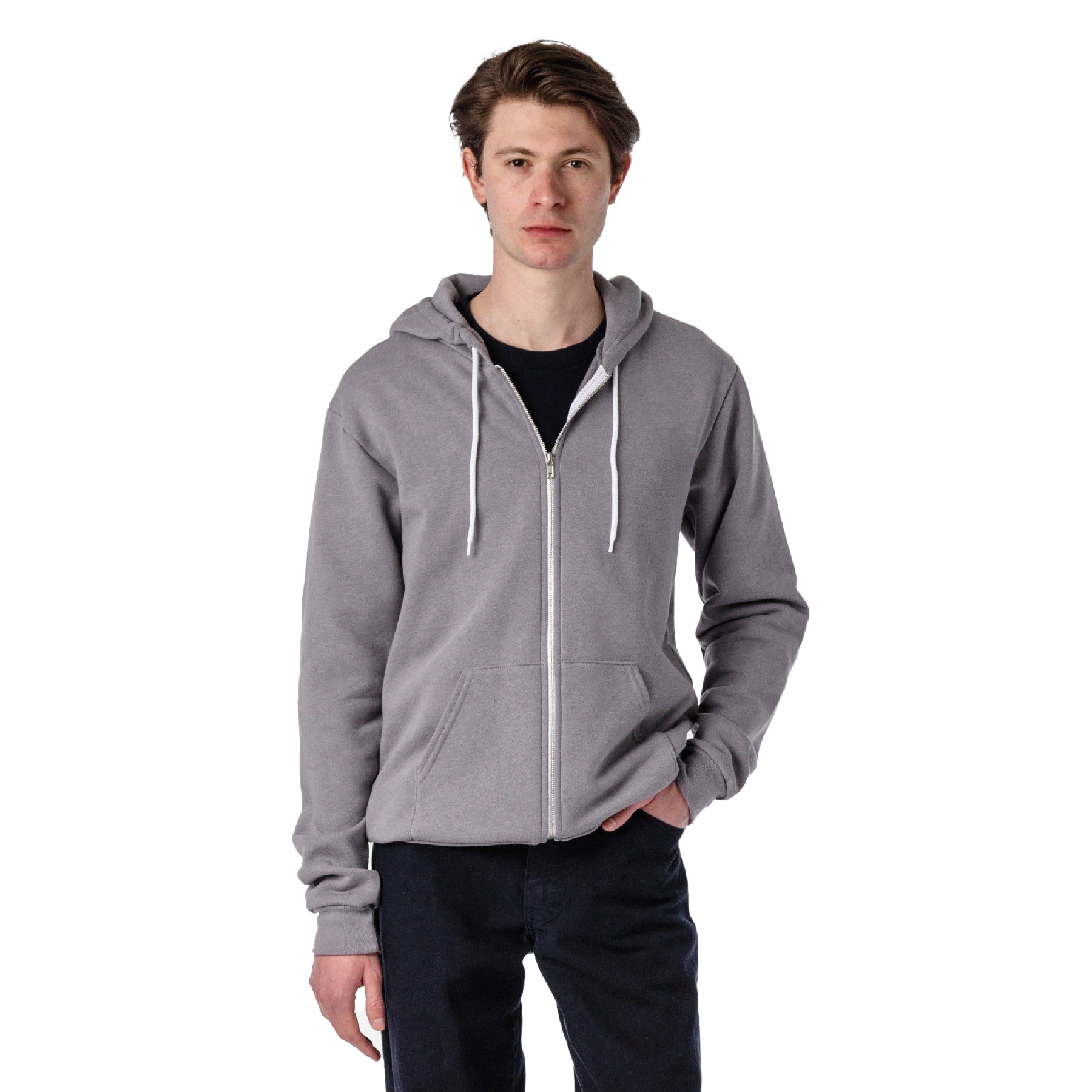 Los Angeles Apparel Flex Fleece Zip-Up Hoodie