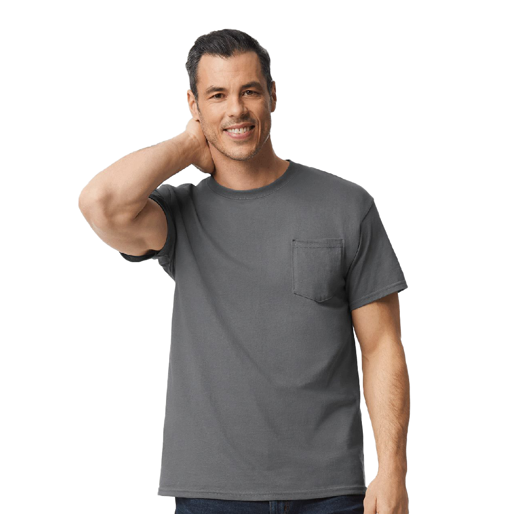 Camiseta con bolsillo Gildan® Heavy Cotton™ 