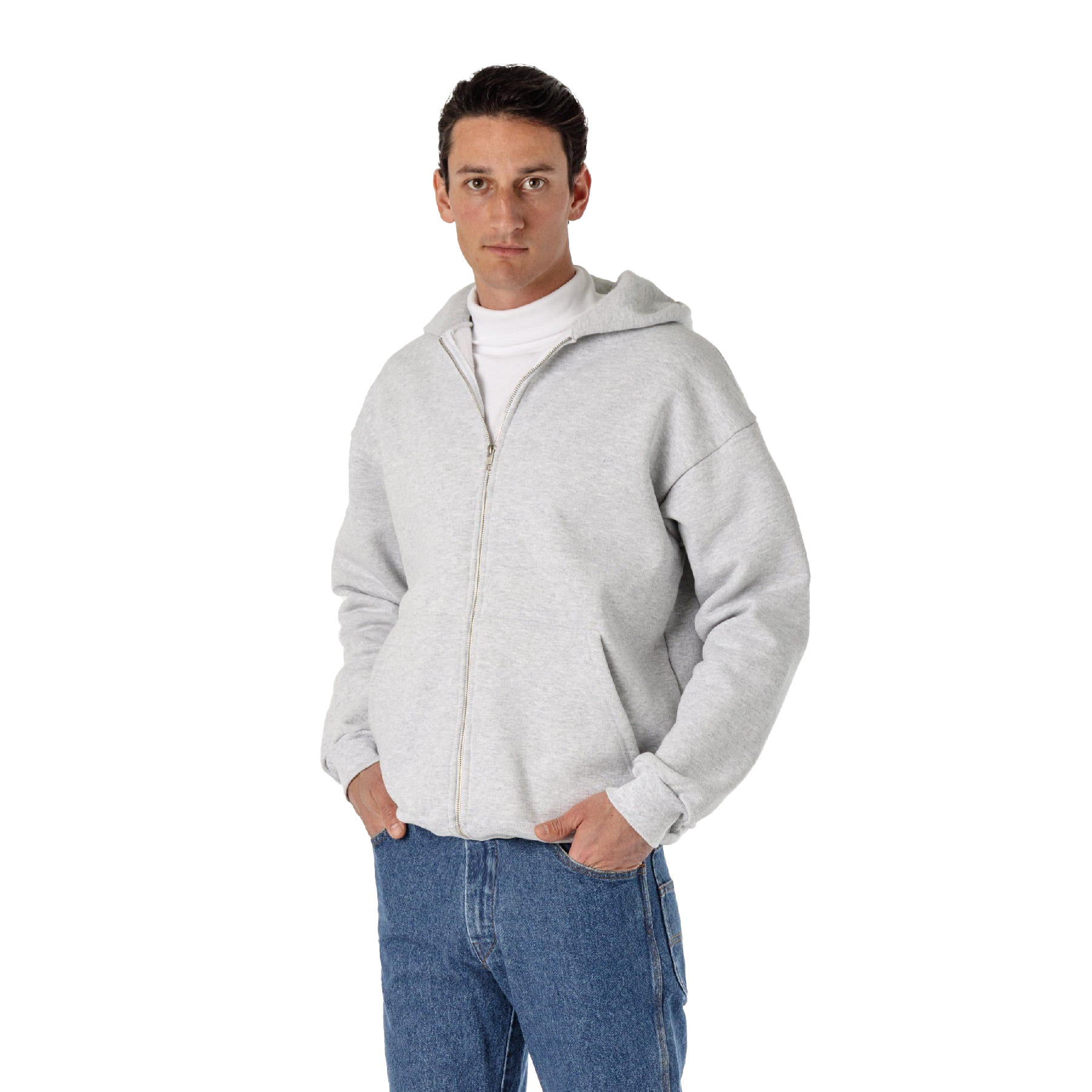 Los Angeles Apparel Heavy Fleece Zip Up 14 Oz