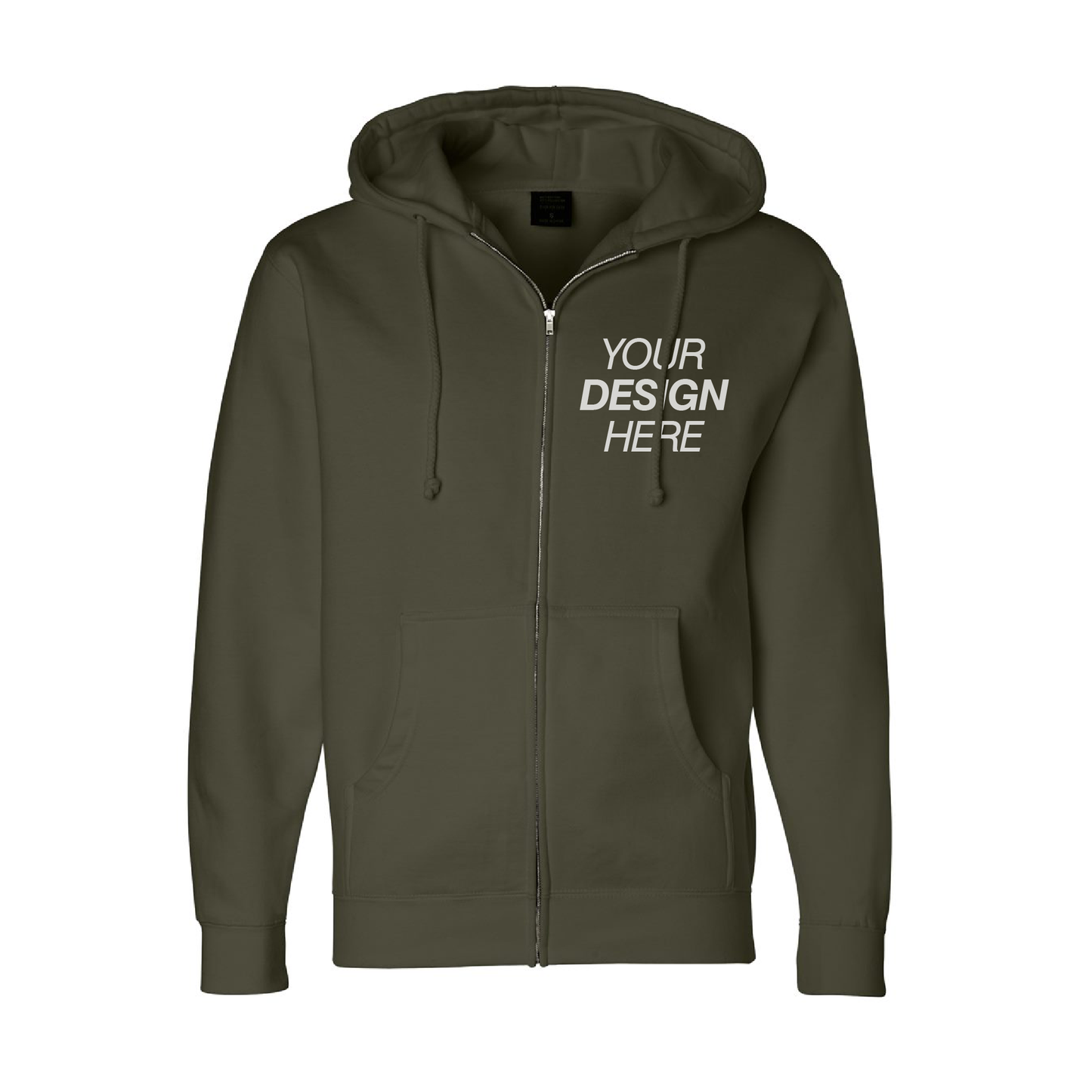 Independent Trading Co. Heavyweight Full-Zip Hooded Sweatshirt