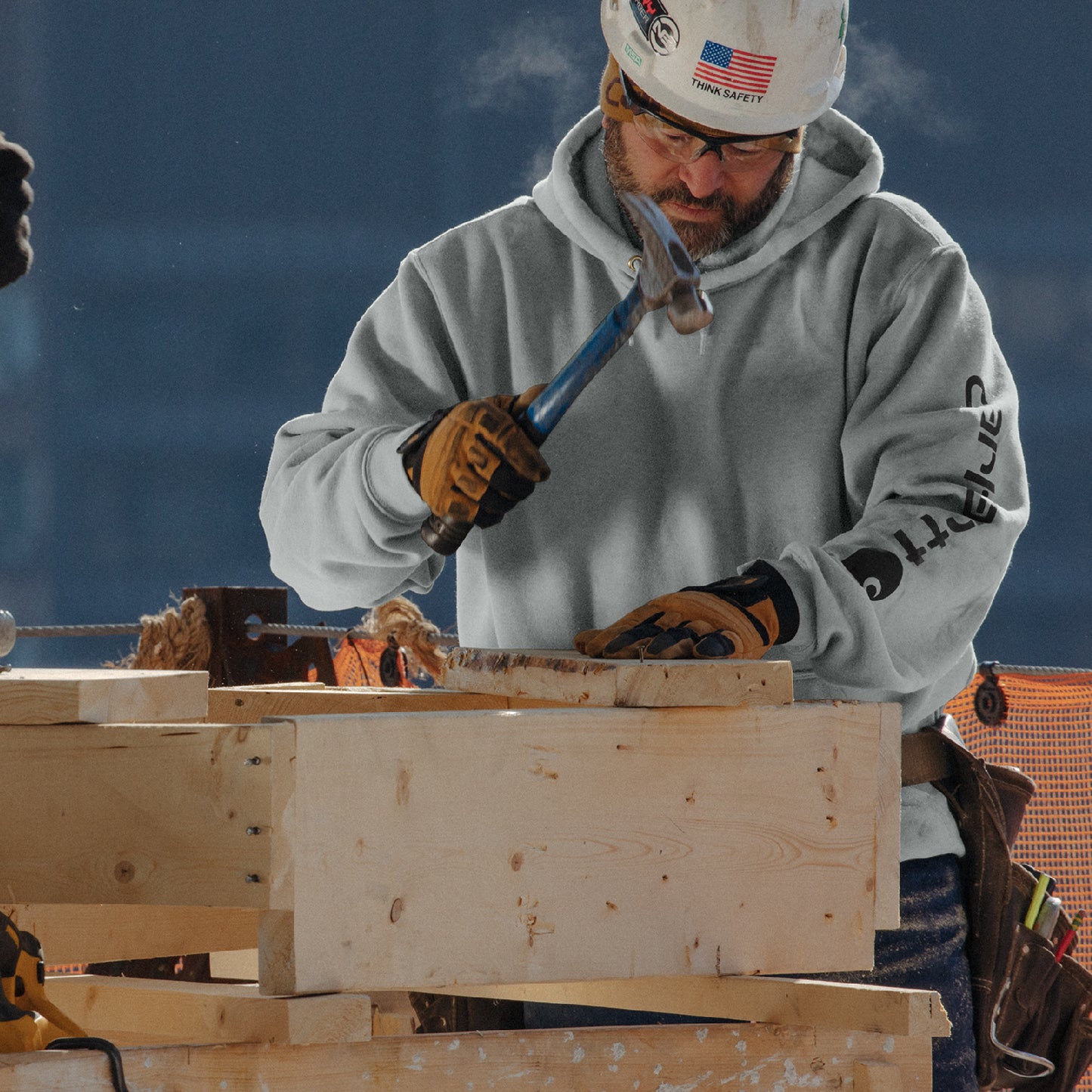 Sudadera con capucha y logo de peso medio de Carhartt®