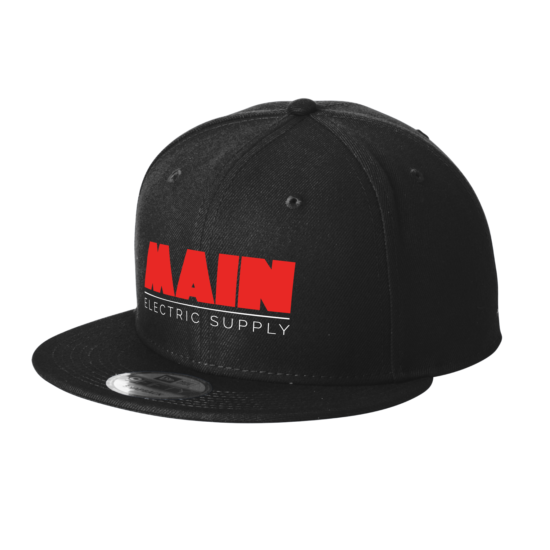 New Era® Standard Fit Flat Bill Snapback Cap x Main Electric Supply Co.