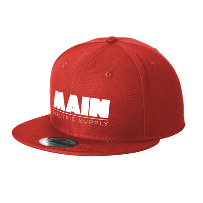 New Era® Standard Fit Flat Bill Snapback Cap x Main Electric Supply Co.