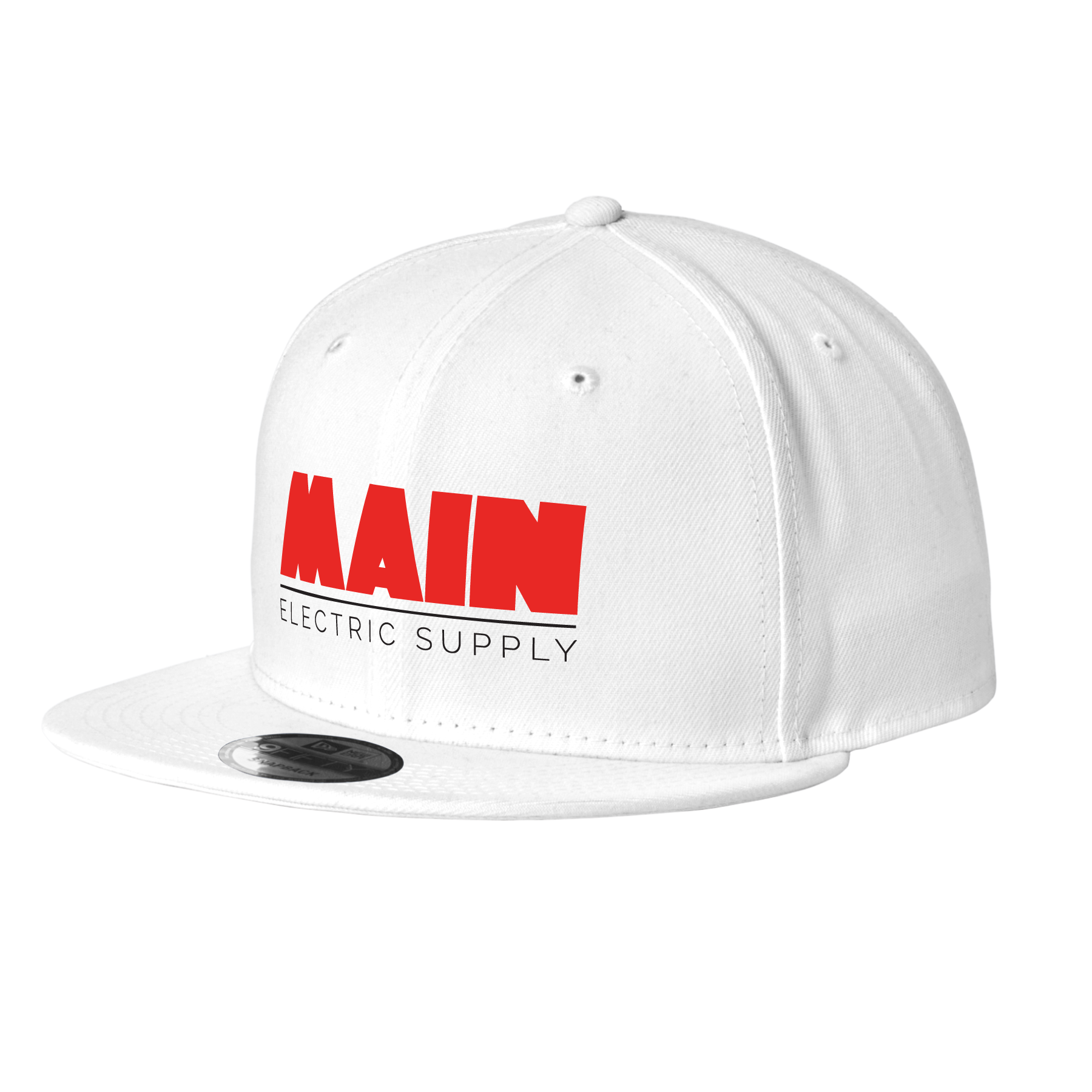 New Era® Standard Fit Flat Bill Snapback Cap x Main Electric Supply Co.