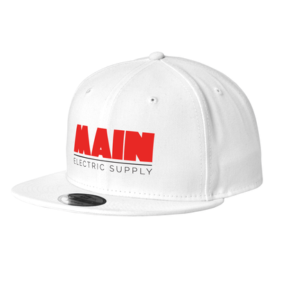 New Era® Standard Fit Flat Bill Snapback Cap x Main Electric Supply Co.