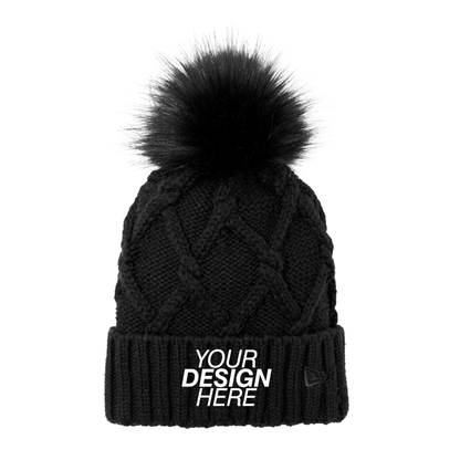 New Era® Faux Fur Pom Beanie