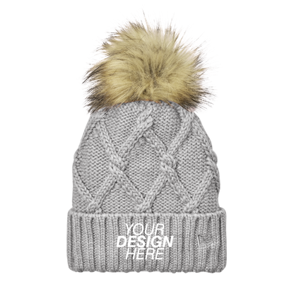 New Era® Faux Fur Pom Beanie