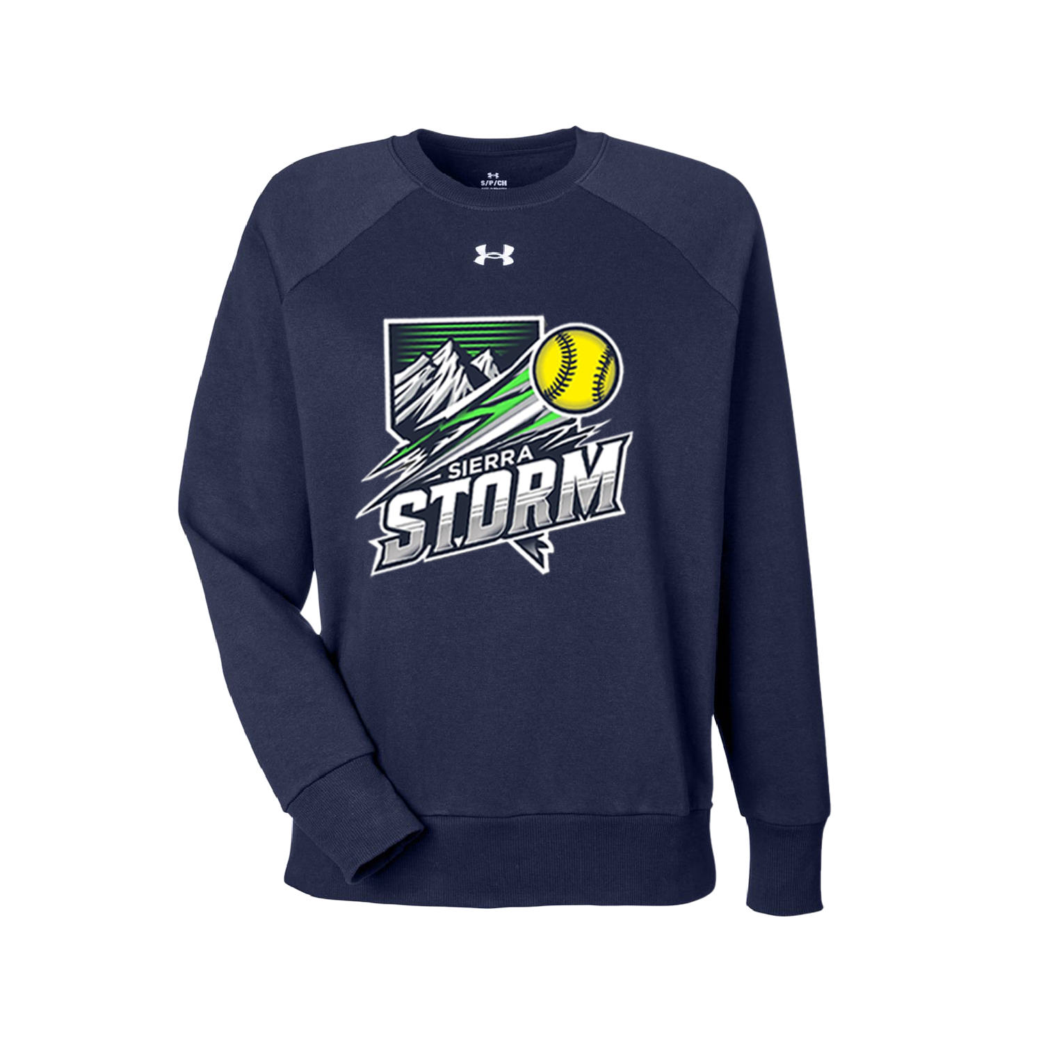 Under Armour® Fleece Crewneck x Sierra Storm Softball