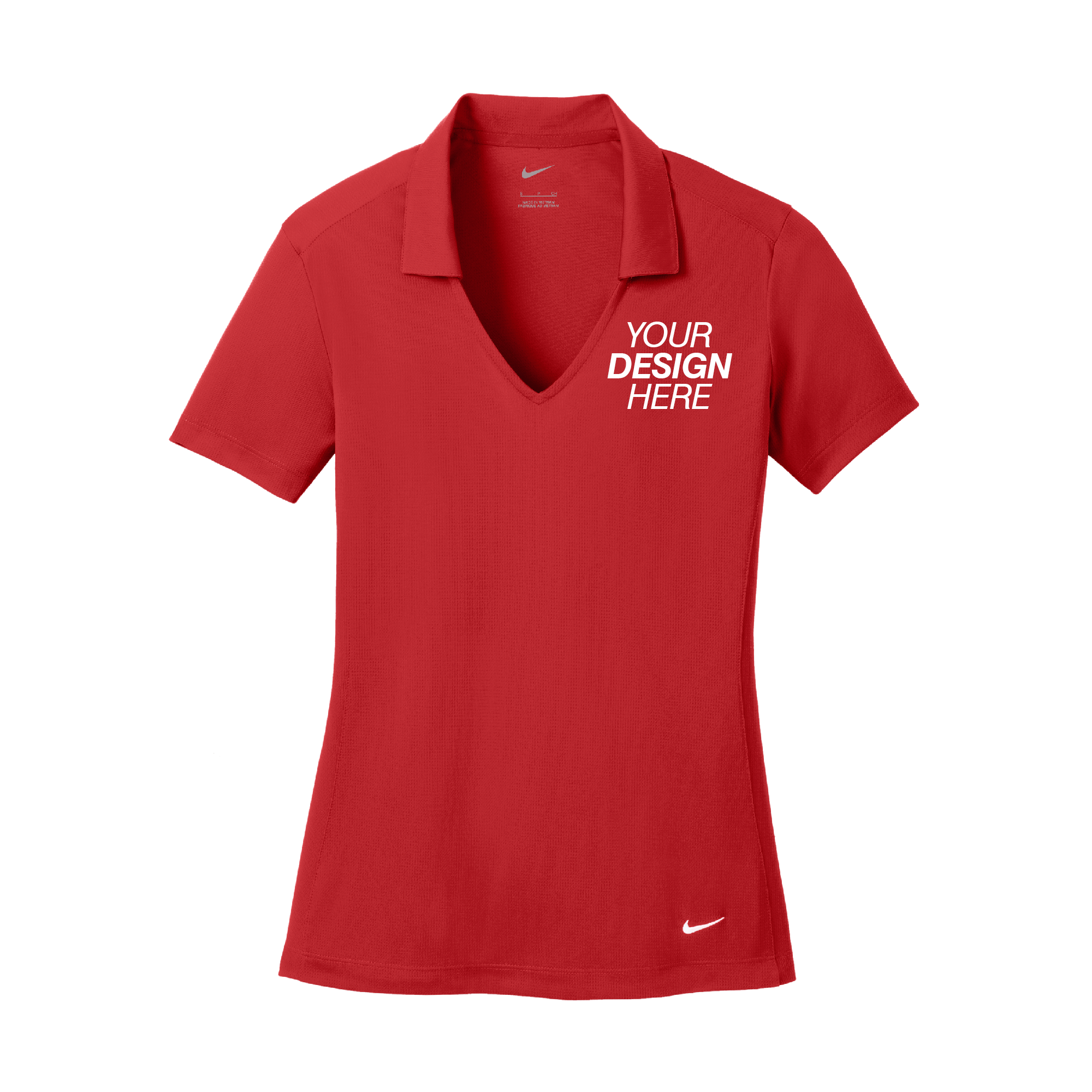 Nike® Ladies Dri-FIT Vertical Mesh Polo