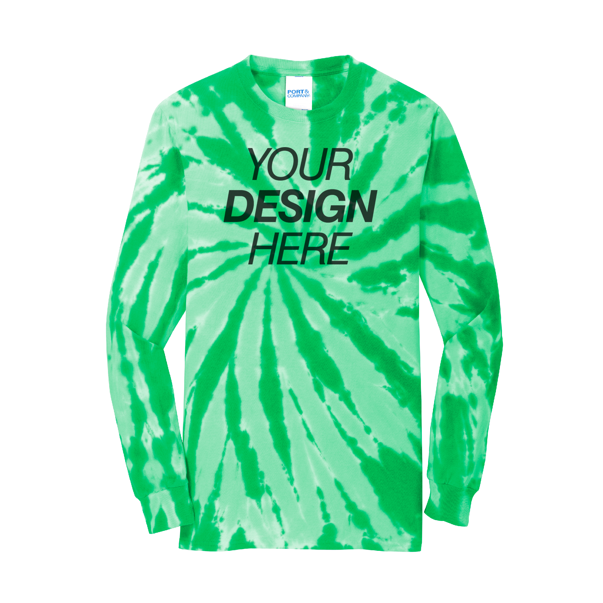 Port & Company® Tie-Dye Long Sleeve Tee