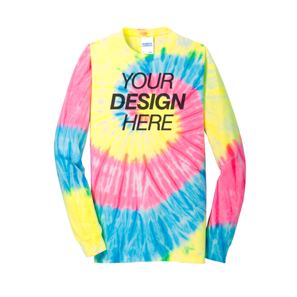 Port & Company® Tie-Dye Long Sleeve Tee