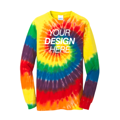 Port & Company® Tie-Dye Long Sleeve Tee