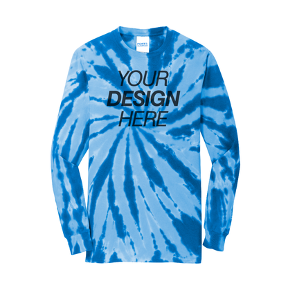 Port & Company® Tie-Dye Long Sleeve Tee