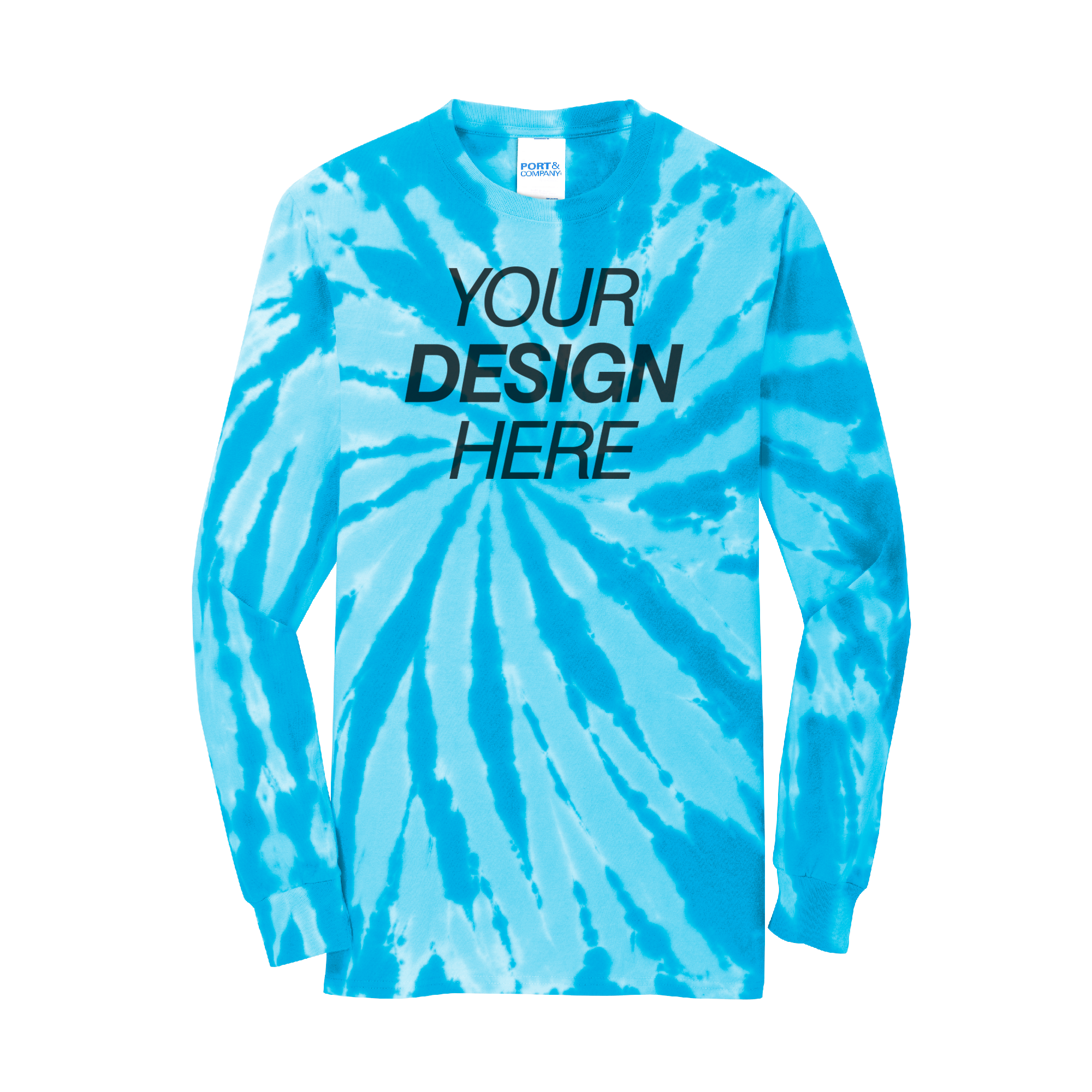 Port & Company® Tie-Dye Long Sleeve Tee