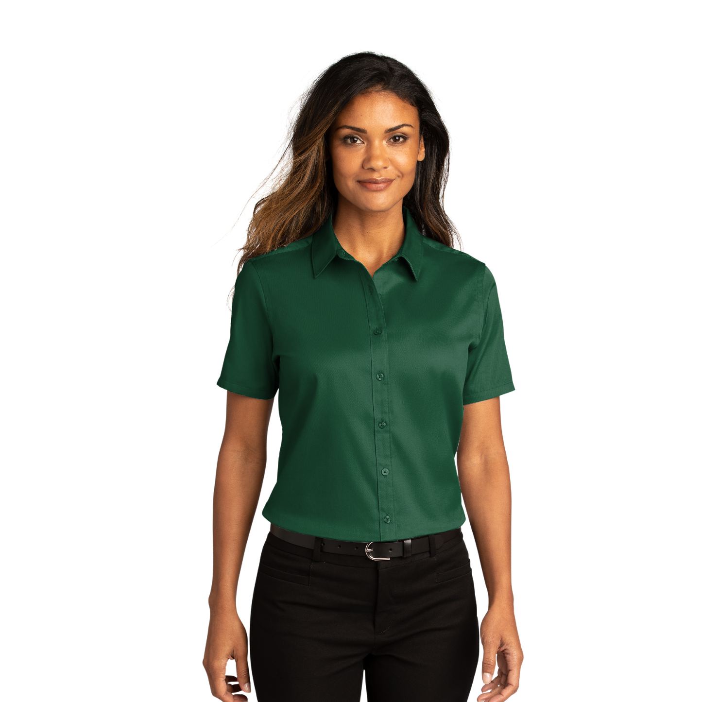 Port Authority® Ladies Short Sleeve SuperPro React ™ Twill Shirt