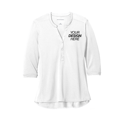 Port Authority® Ladies UV Choice Pique Henley