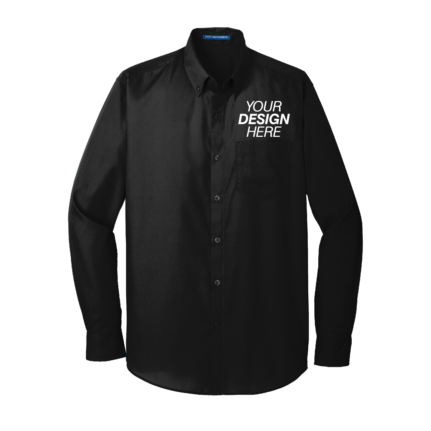 Port Authority® Long Sleeve Carefree Poplin Shirt