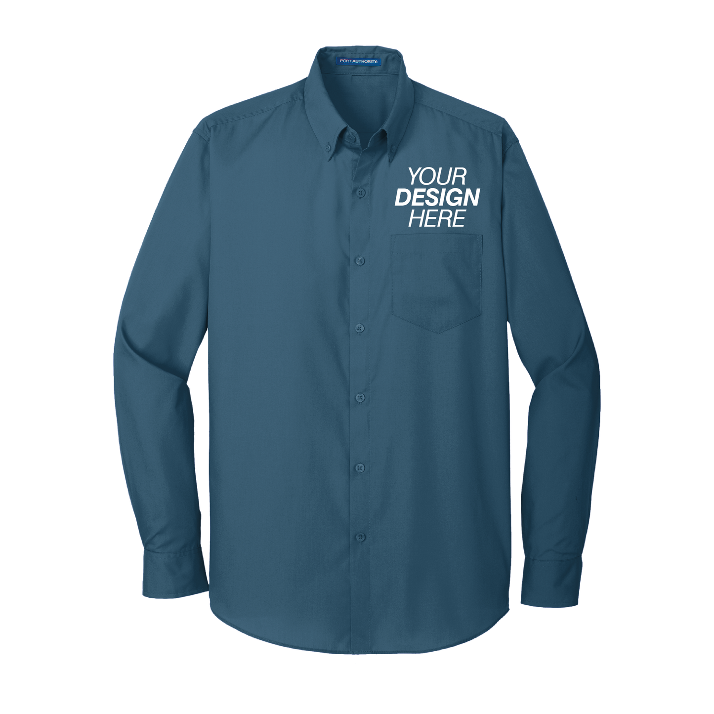 Port Authority® Long Sleeve Carefree Poplin Shirt